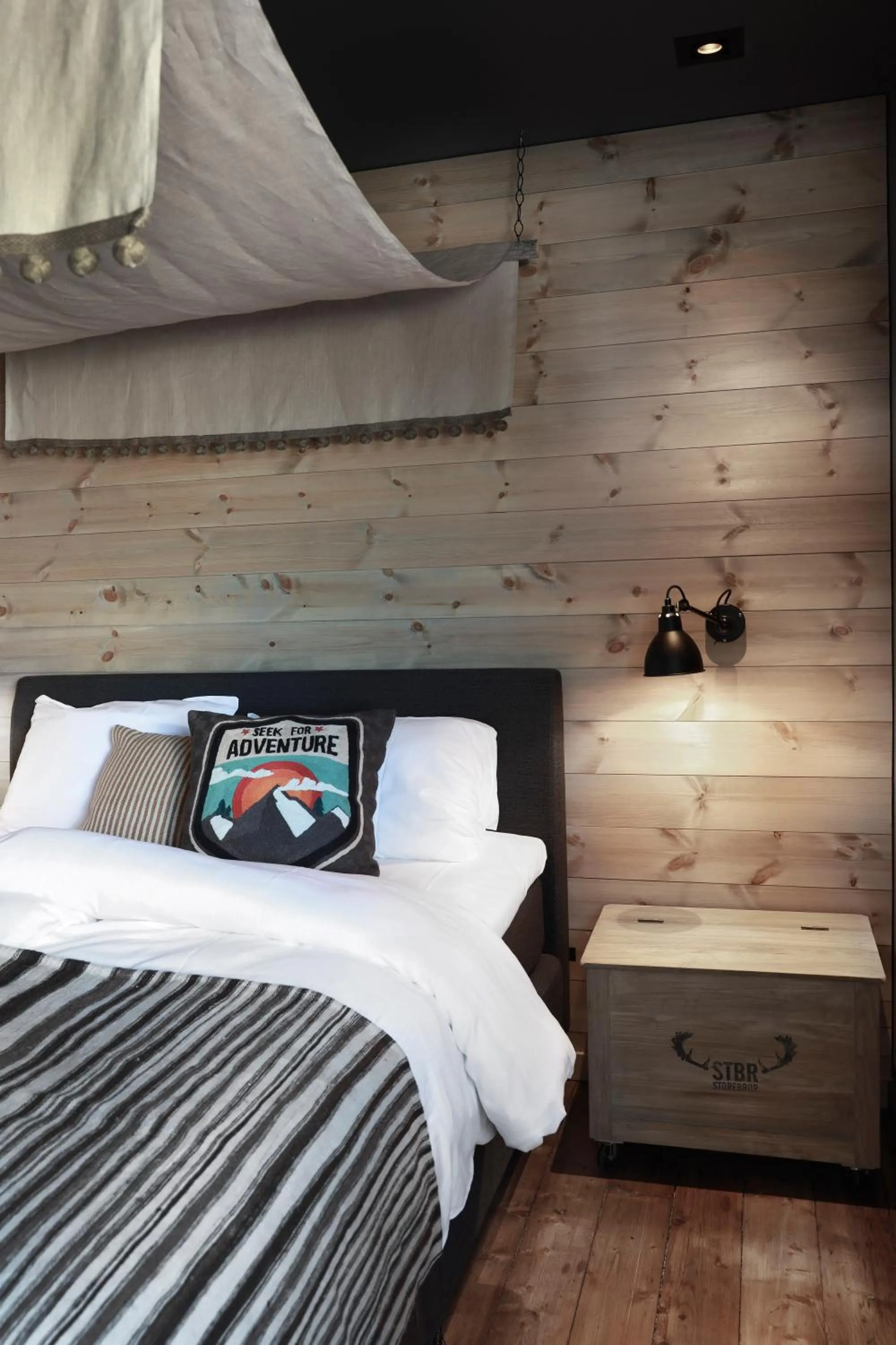 Bedroom, Bed in Solsiden Brygge Rorbuer