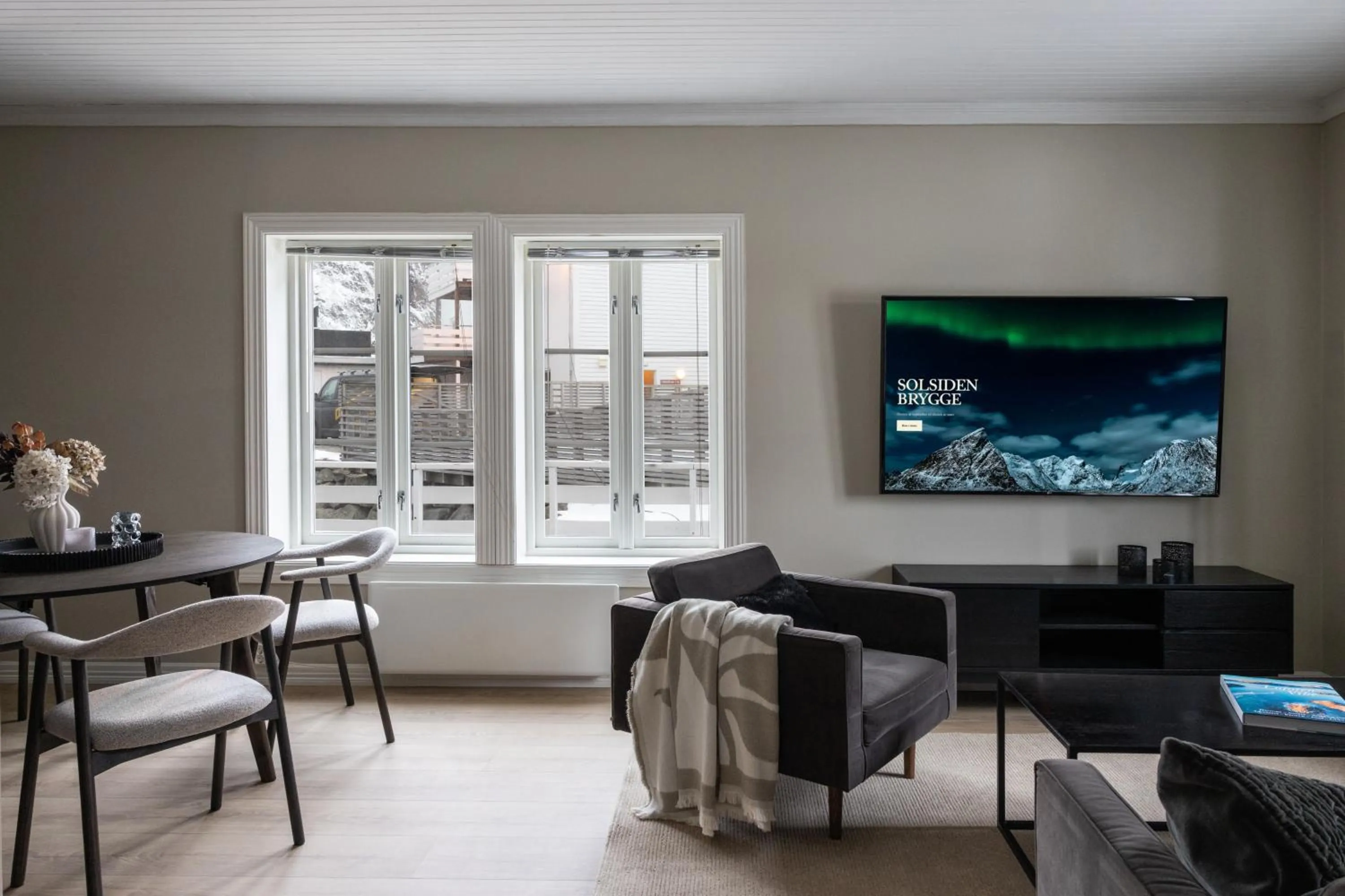 TV and multimedia in Solsiden Brygge Rorbuer