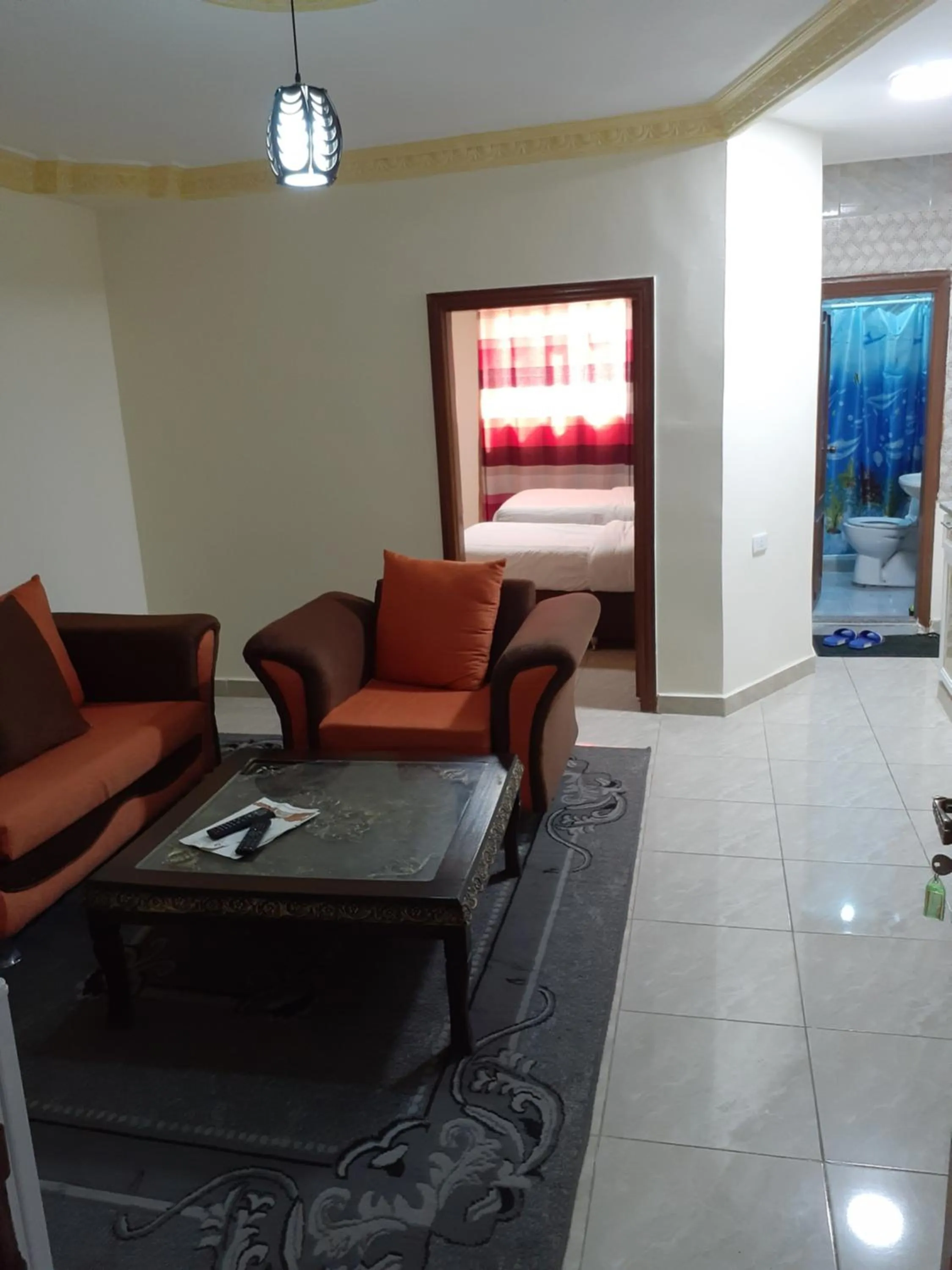 Living room in Petra Visitors Hotel