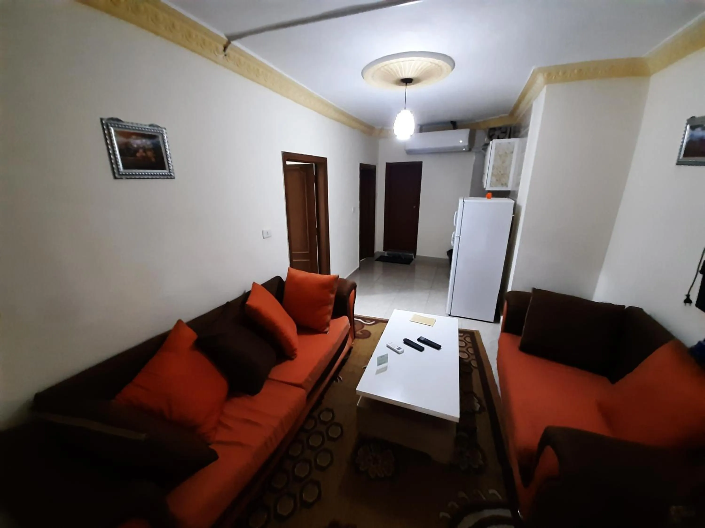 Seating area in Petra Visitors Hotel