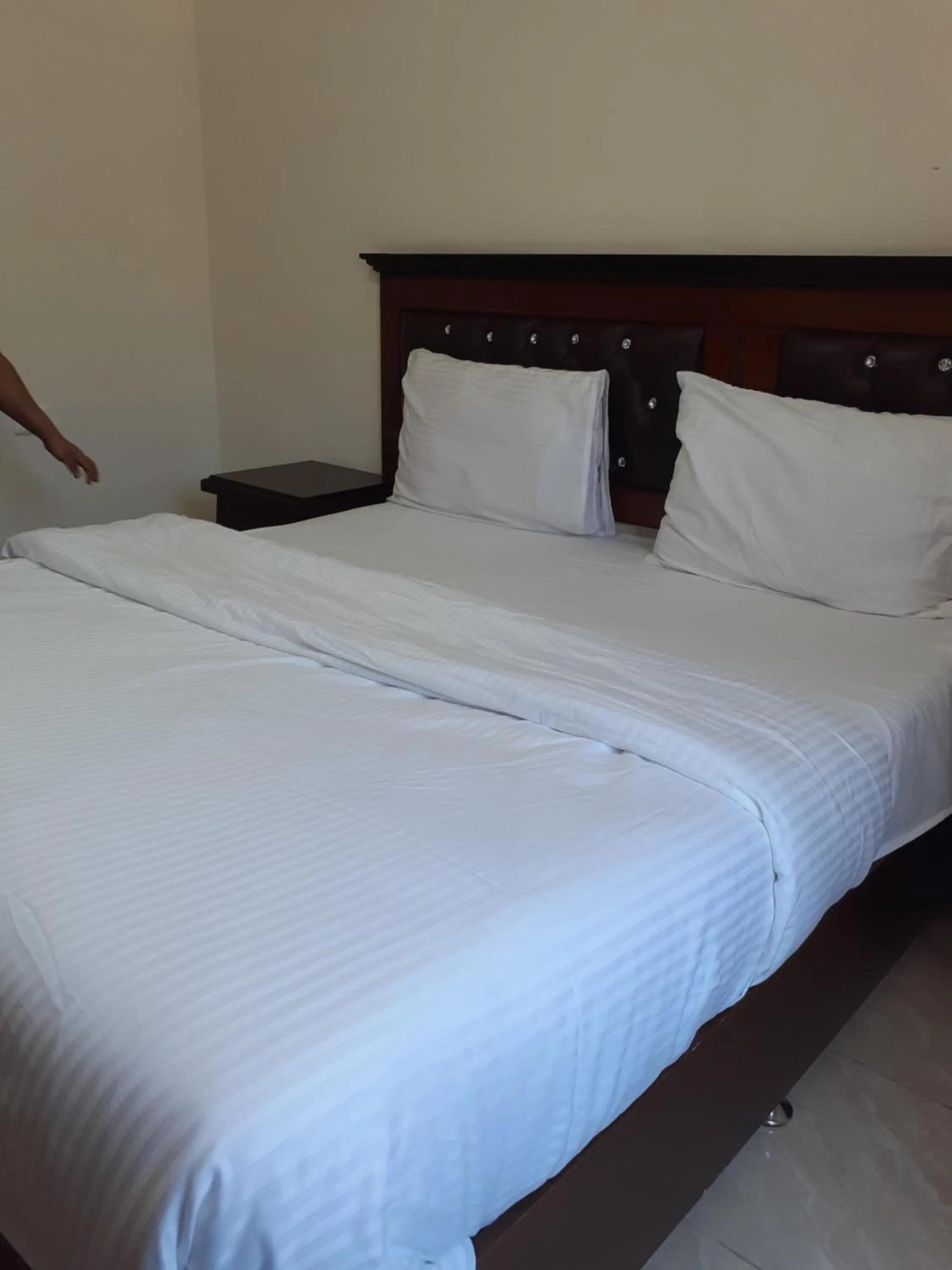 Bed in Petra Visitors Hotel