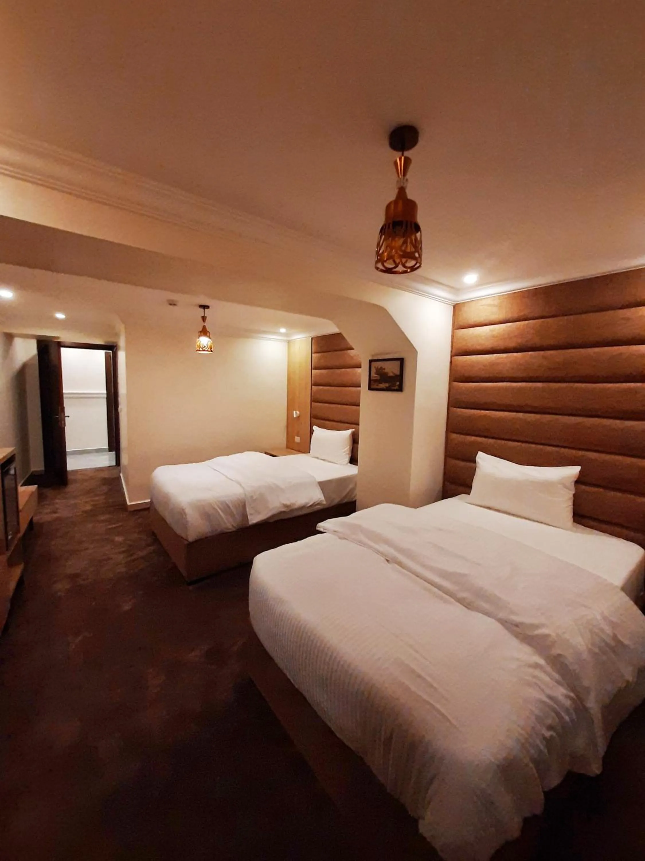 Bed in Petra Visitors Hotel