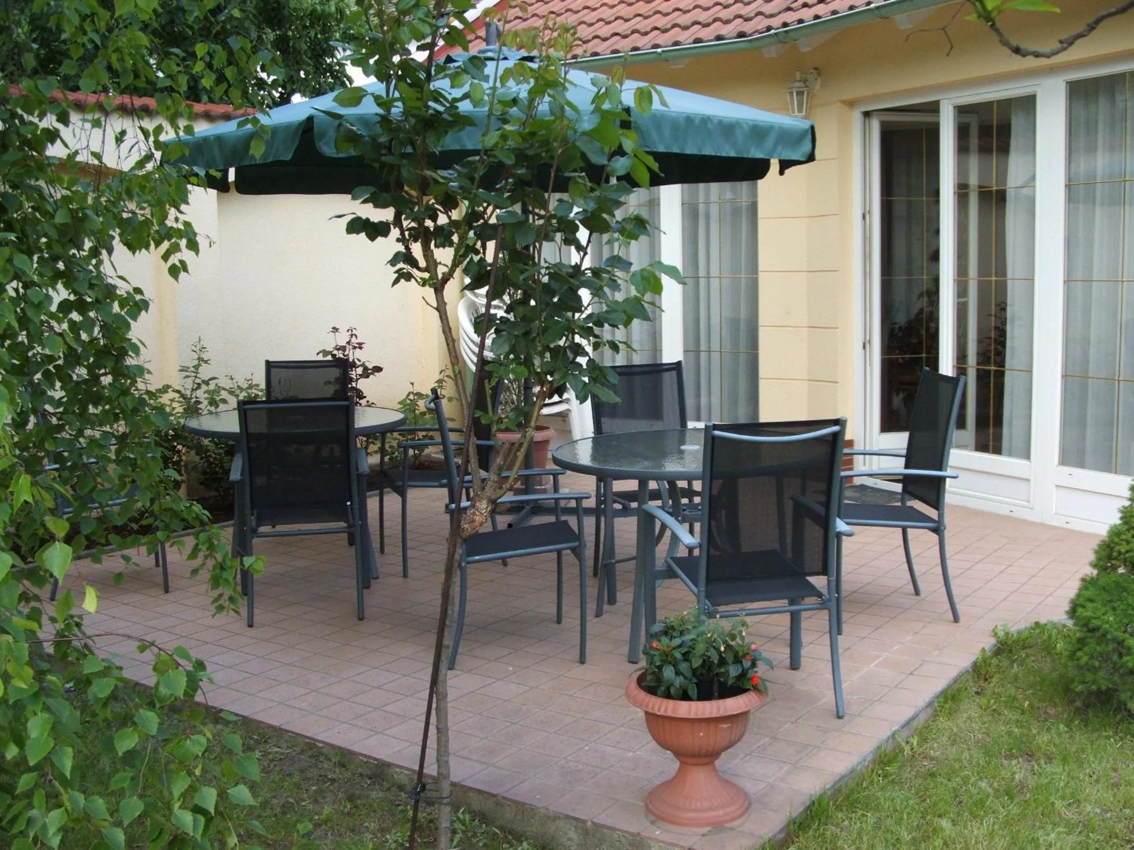 Patio in Korona Panzió