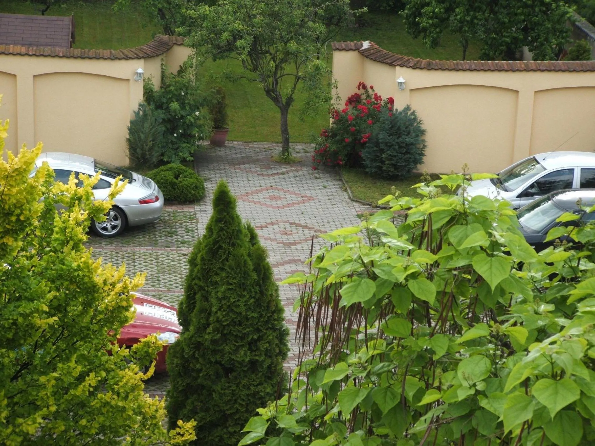 Garden in Korona Panzió