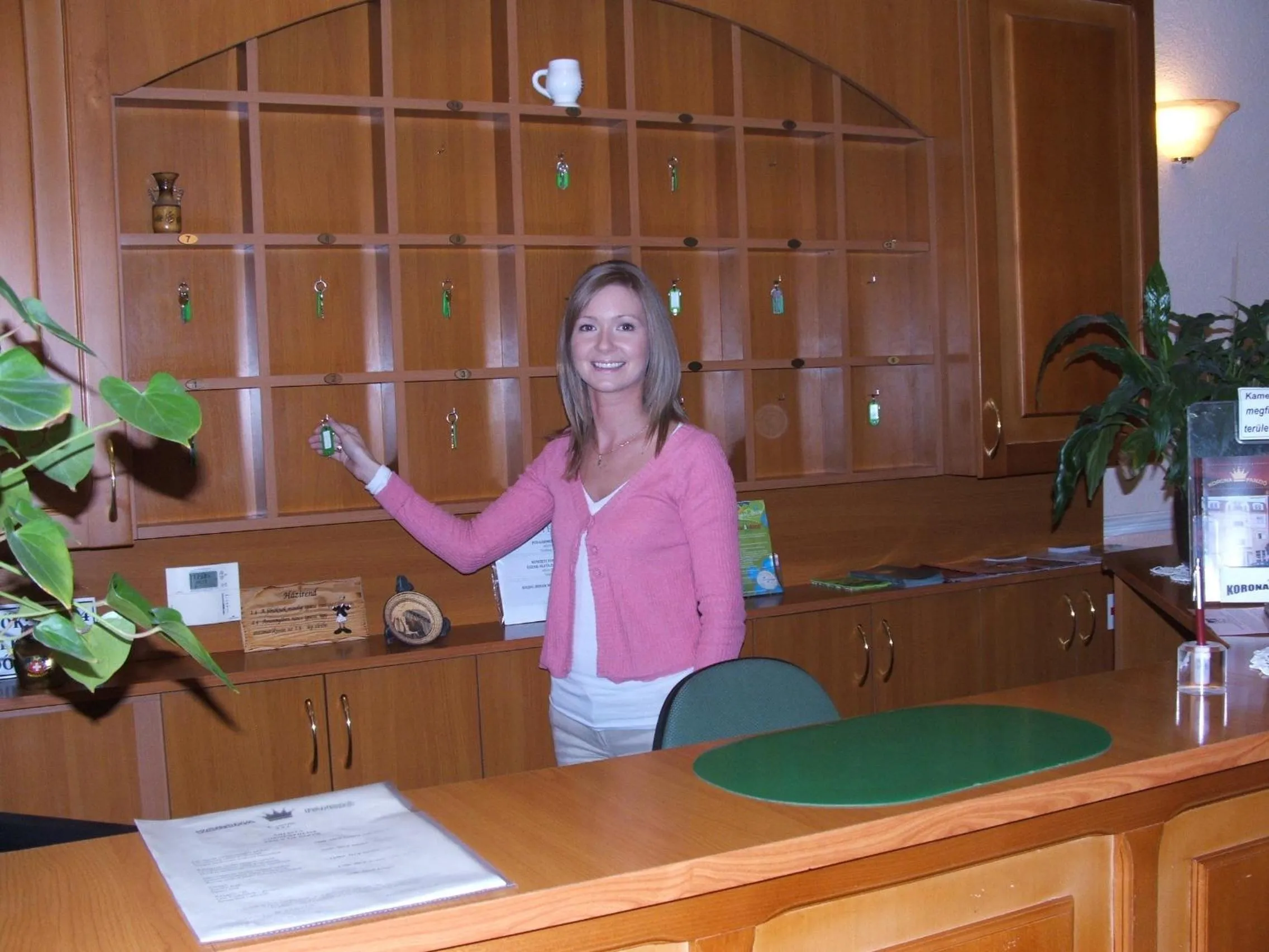 Lobby or reception in Korona Panzió
