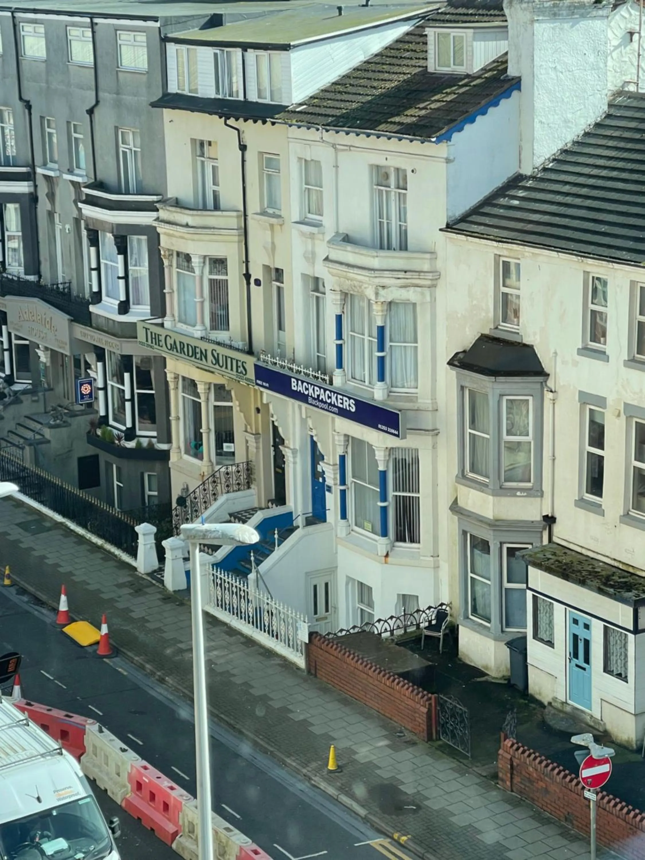 Property building in Backpackers Blackpool Hotel & Suites