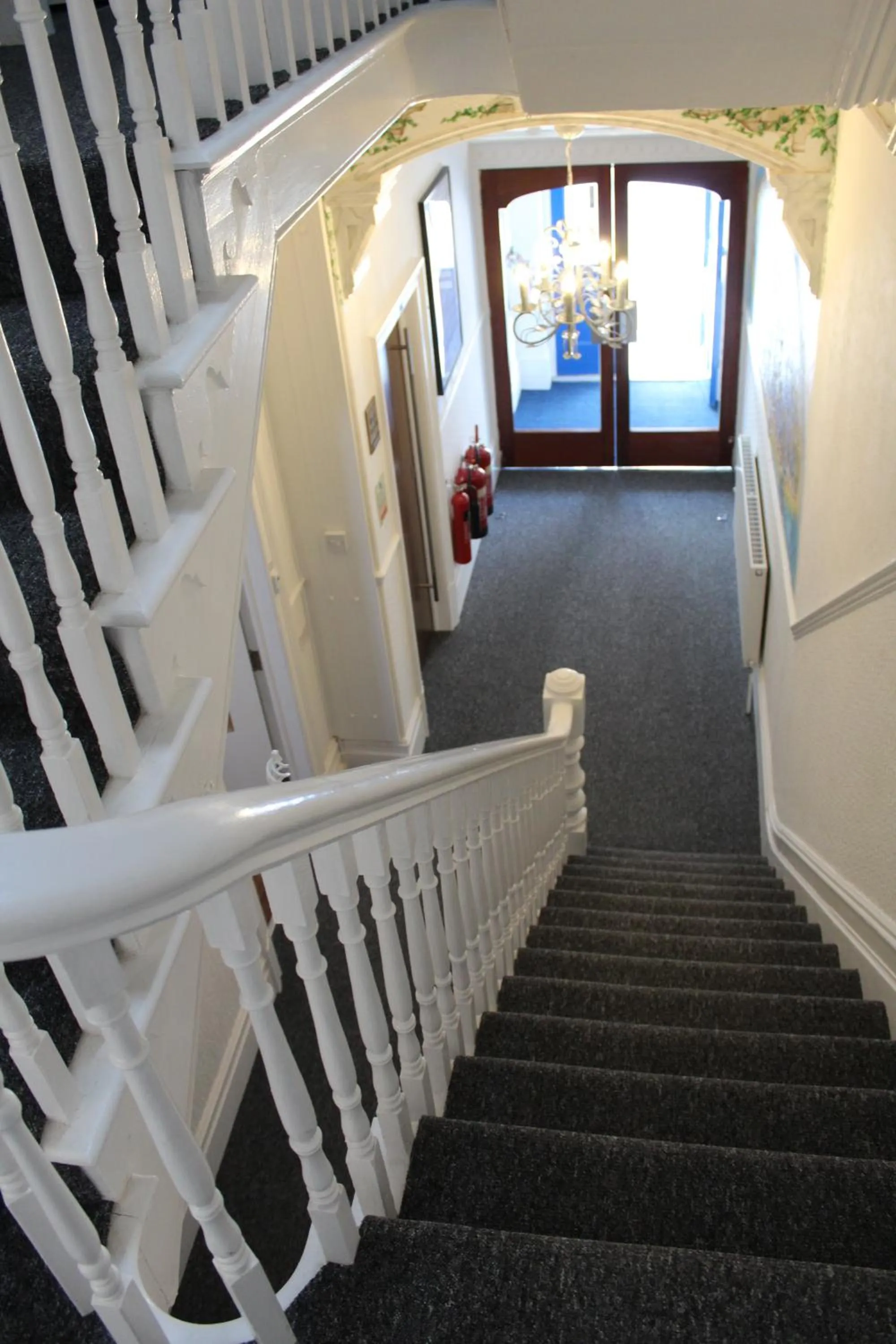 Decorative detail in Backpackers Blackpool Hotel & Suites