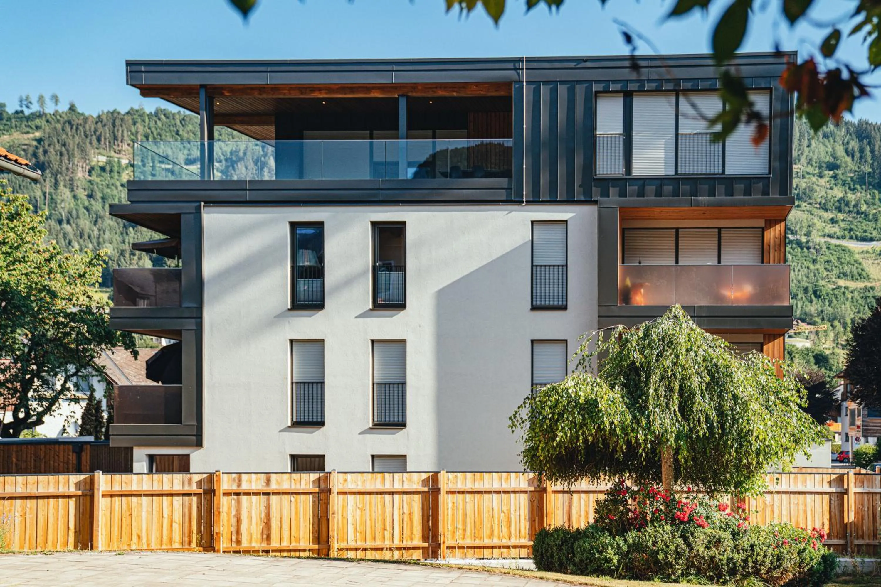 Property building in Deluxe Appartement Berglust