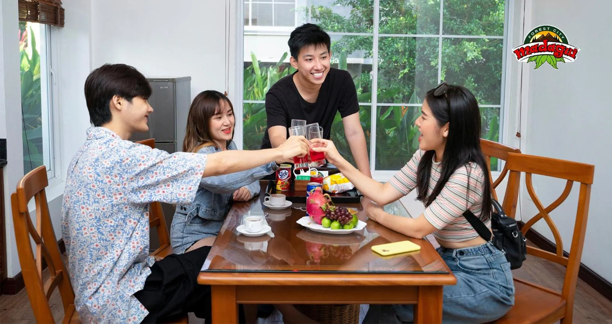Dining area in Madagui Forest City