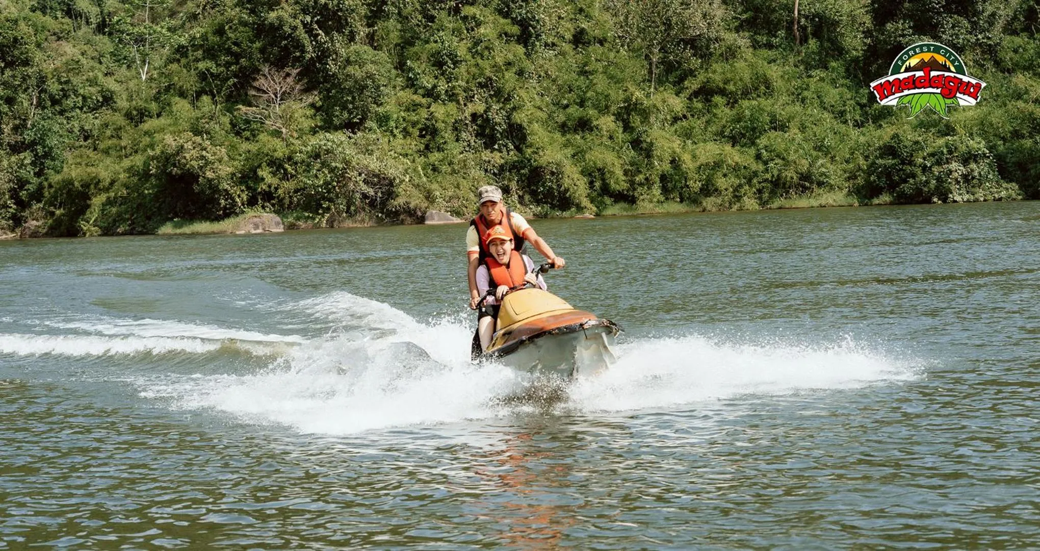 Lake view in Madagui Forest City