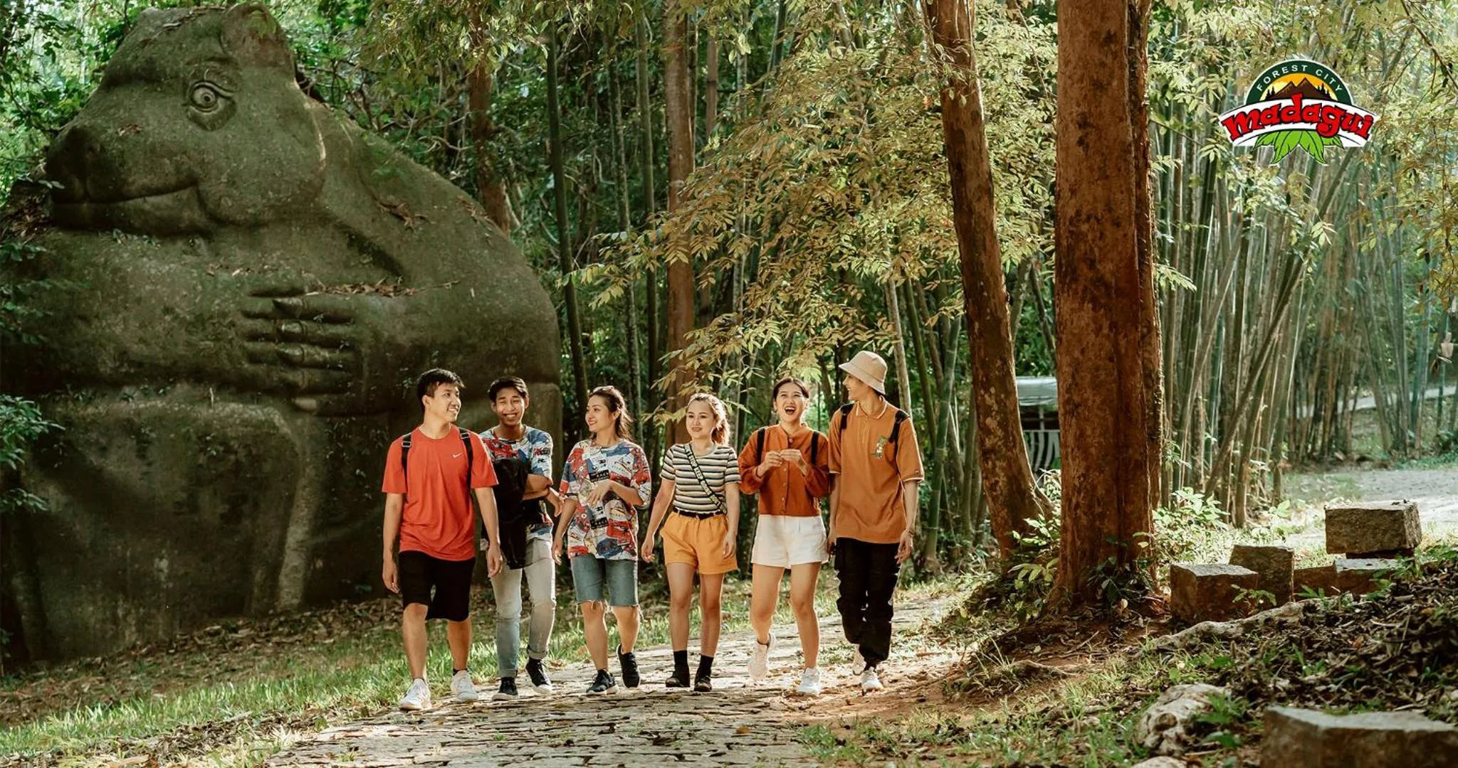 Natural landscape in Madagui Forest City