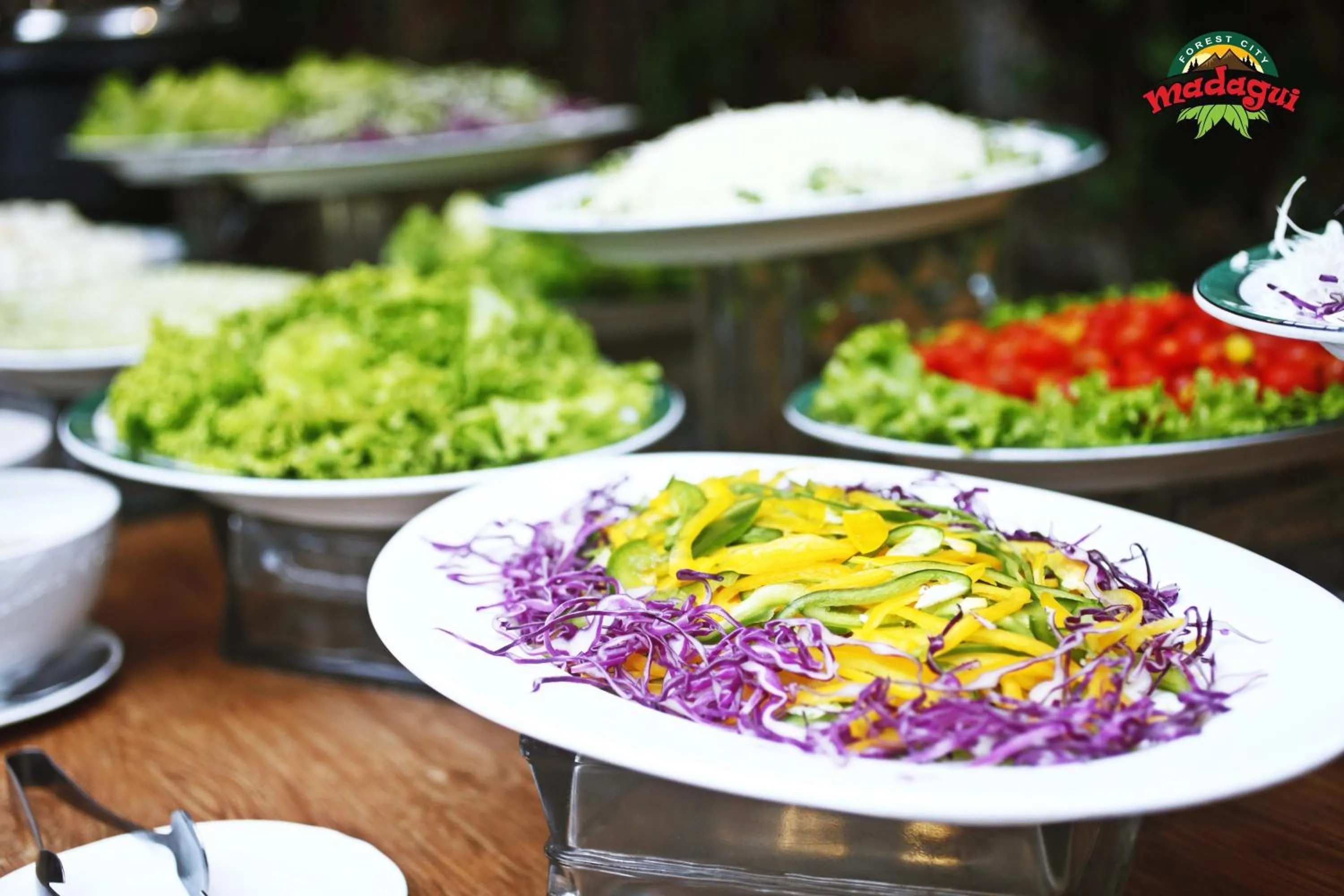 Food close-up in Madagui Forest City