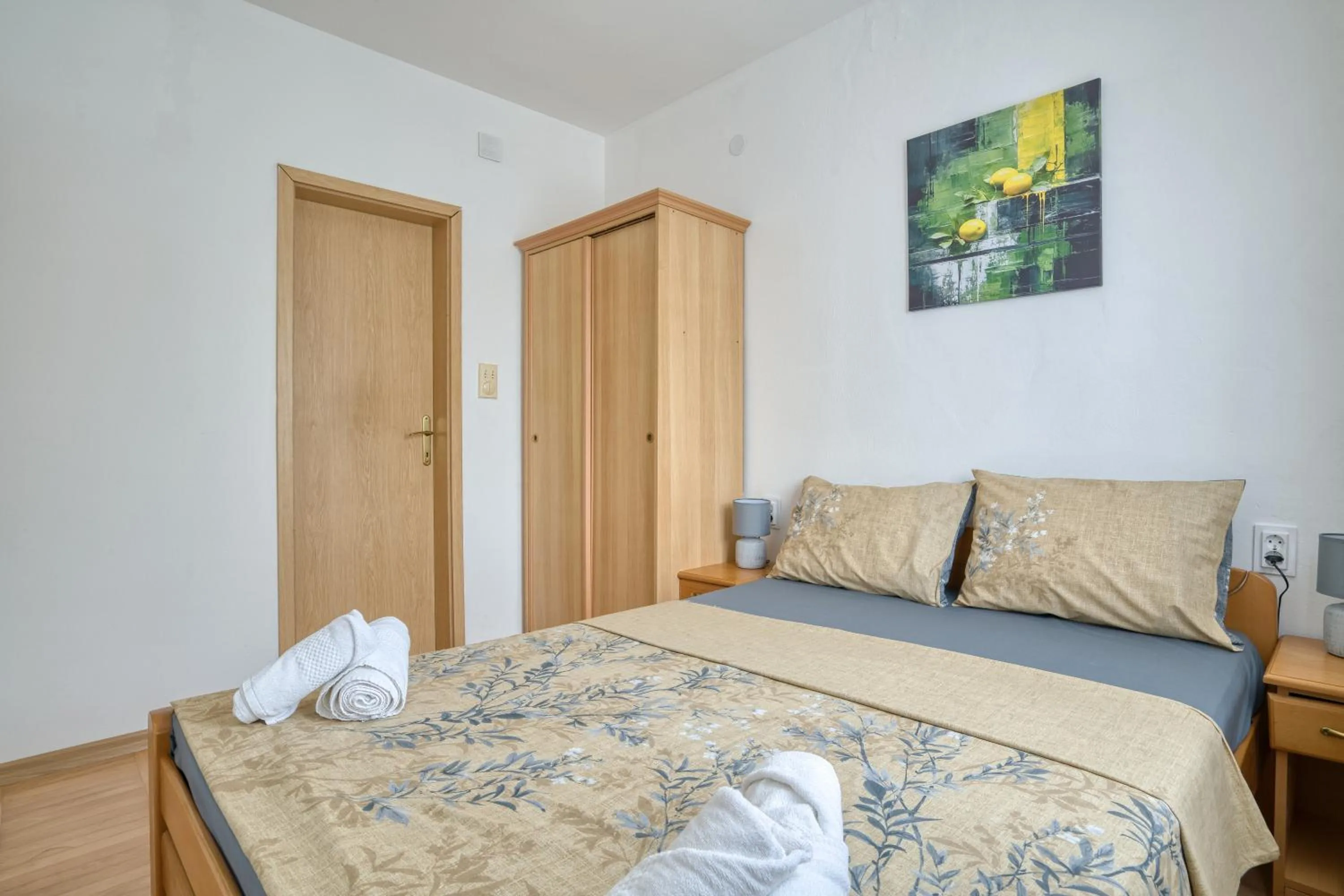 Bedroom, Bed in Apartments Elena