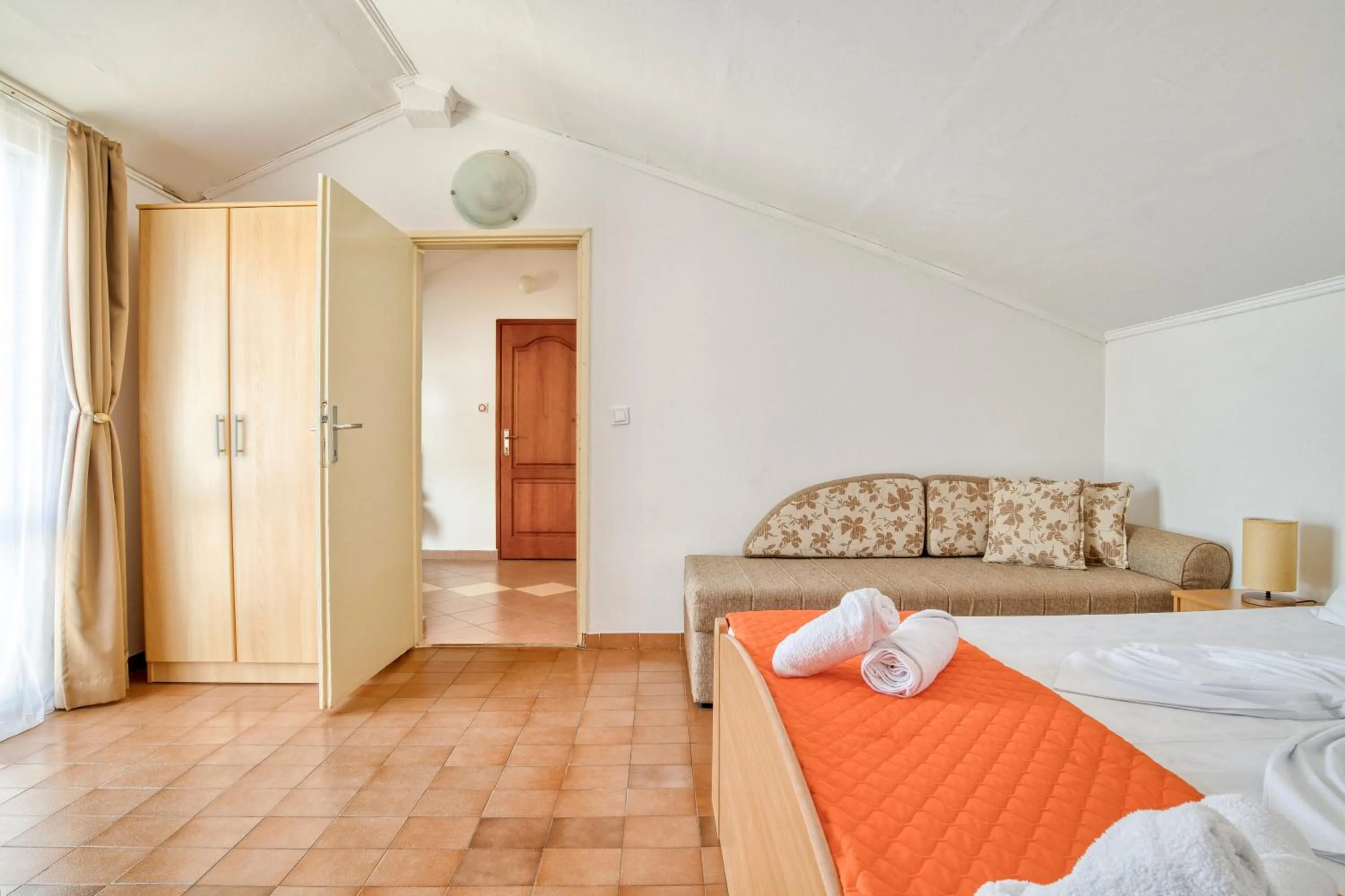 Bed in Apartments Elena