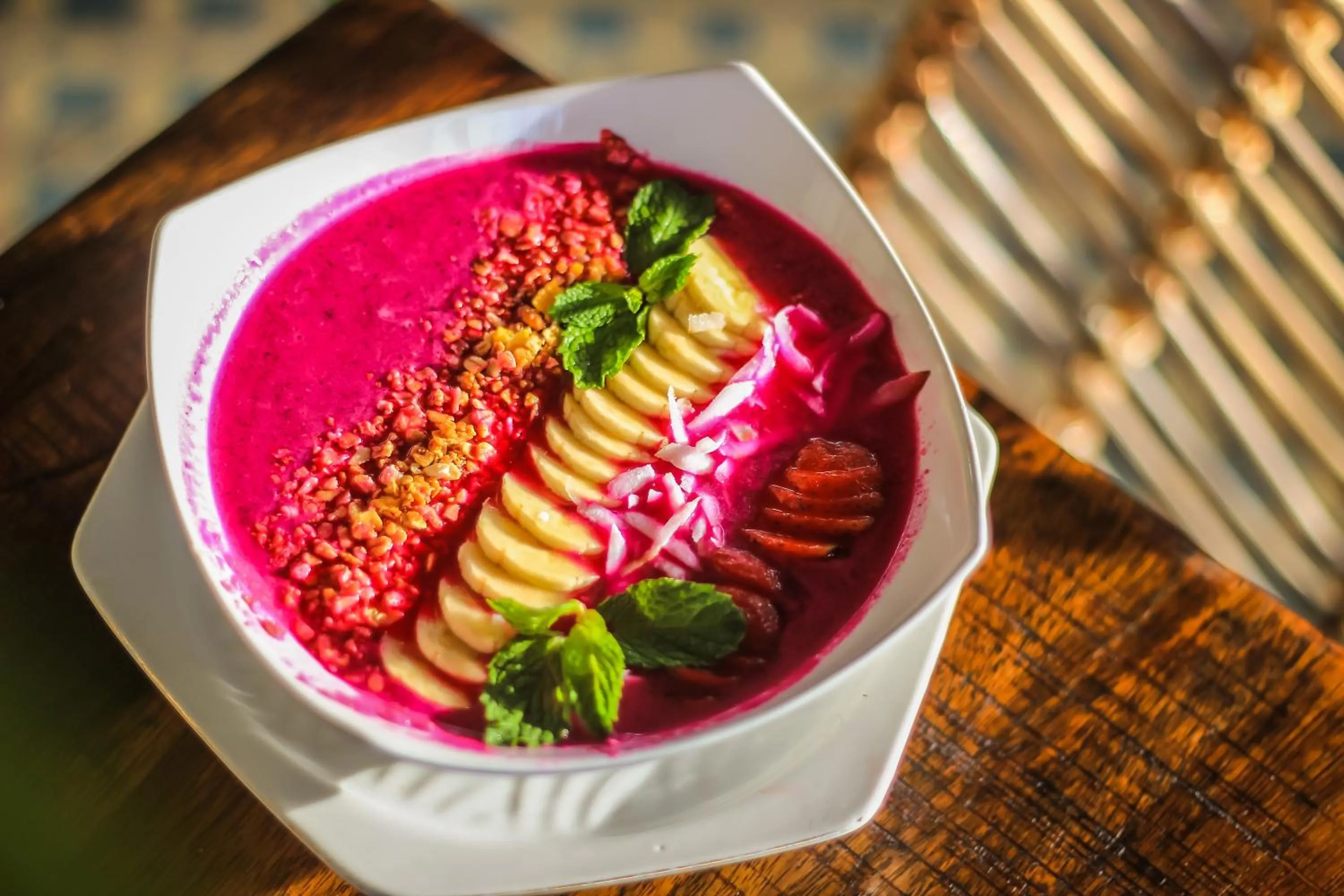 Food close-up in BRAW inn Canggu by kamara