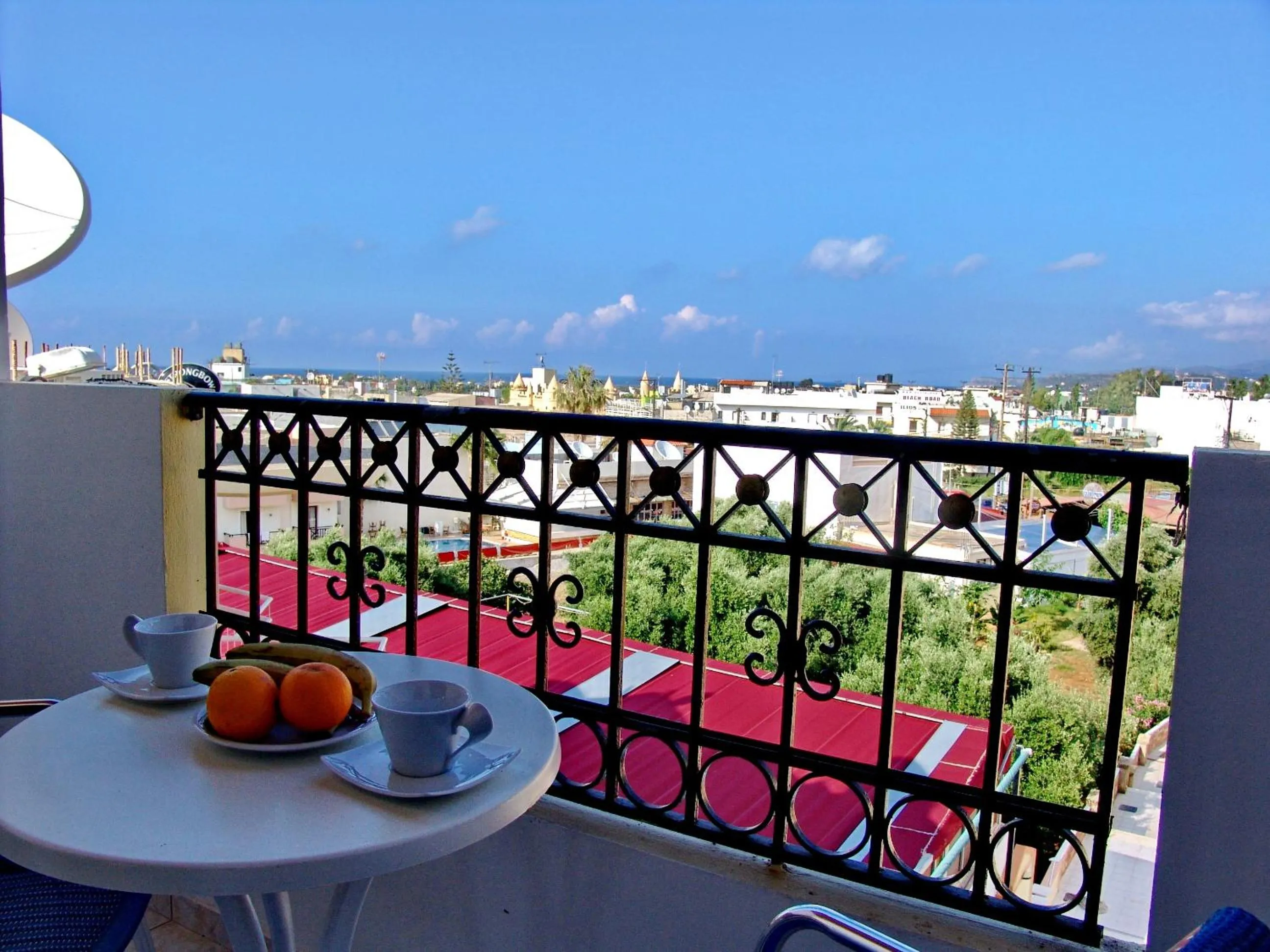 Balcony/Terrace in Irida Aparthotel Malia by Estia