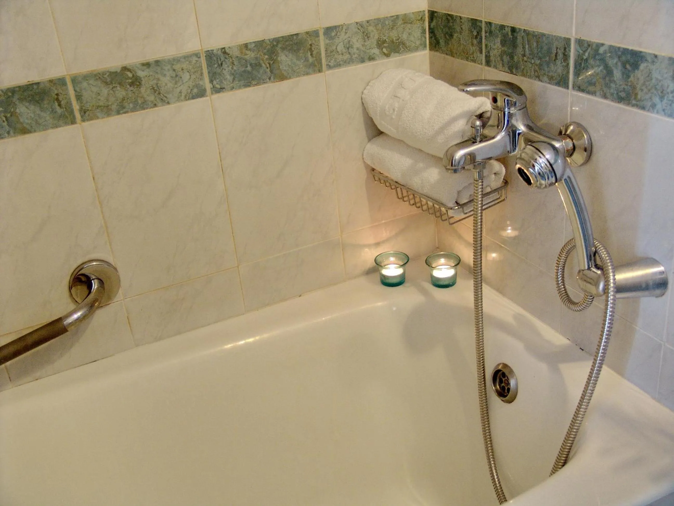 Bathroom in Irida Aparthotel Malia by Estia