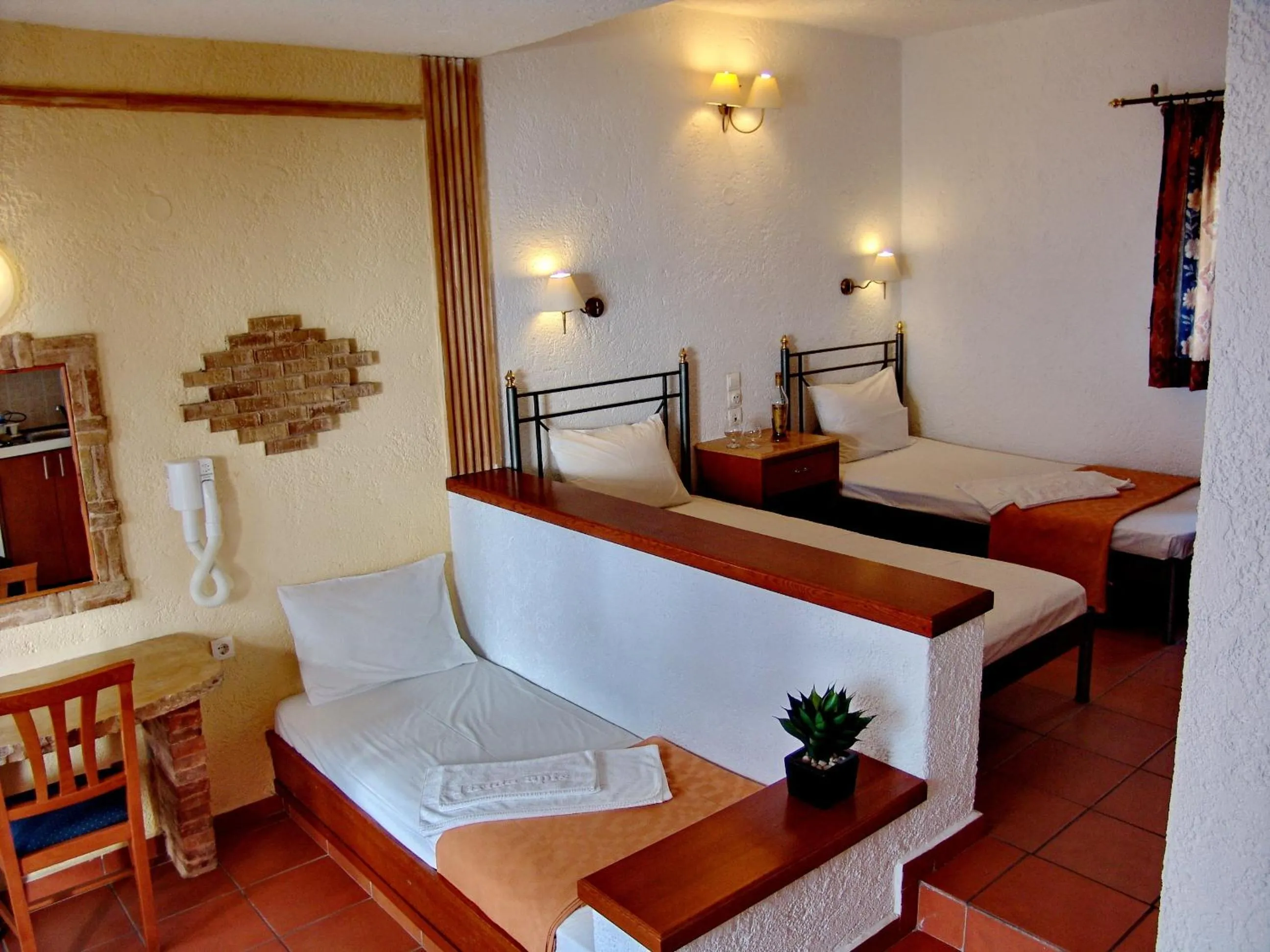 Bedroom in Irida Aparthotel Malia by Estia