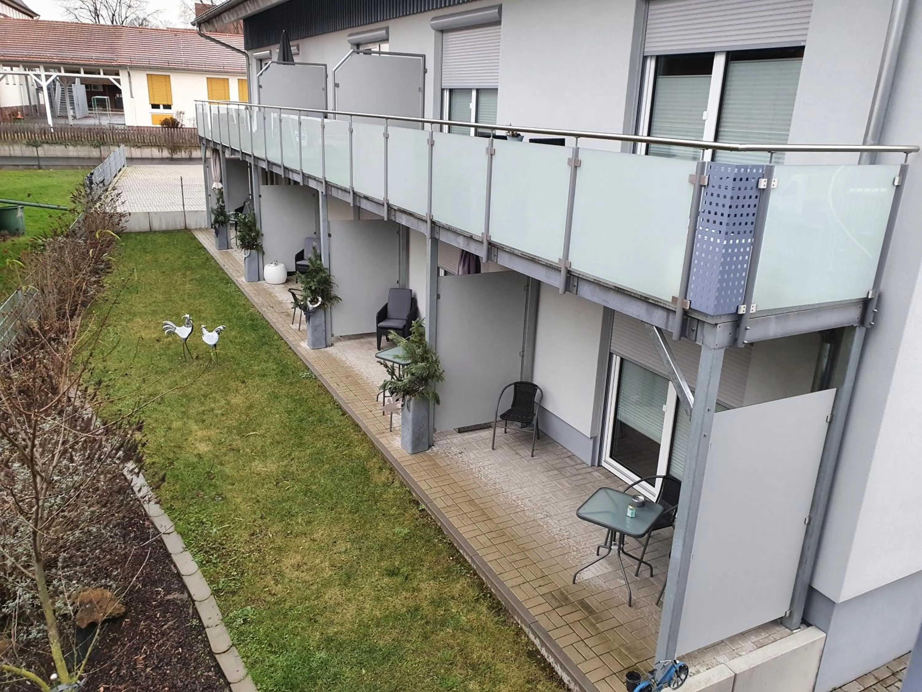 Garden view in Aparthotel-Stadtallendorf