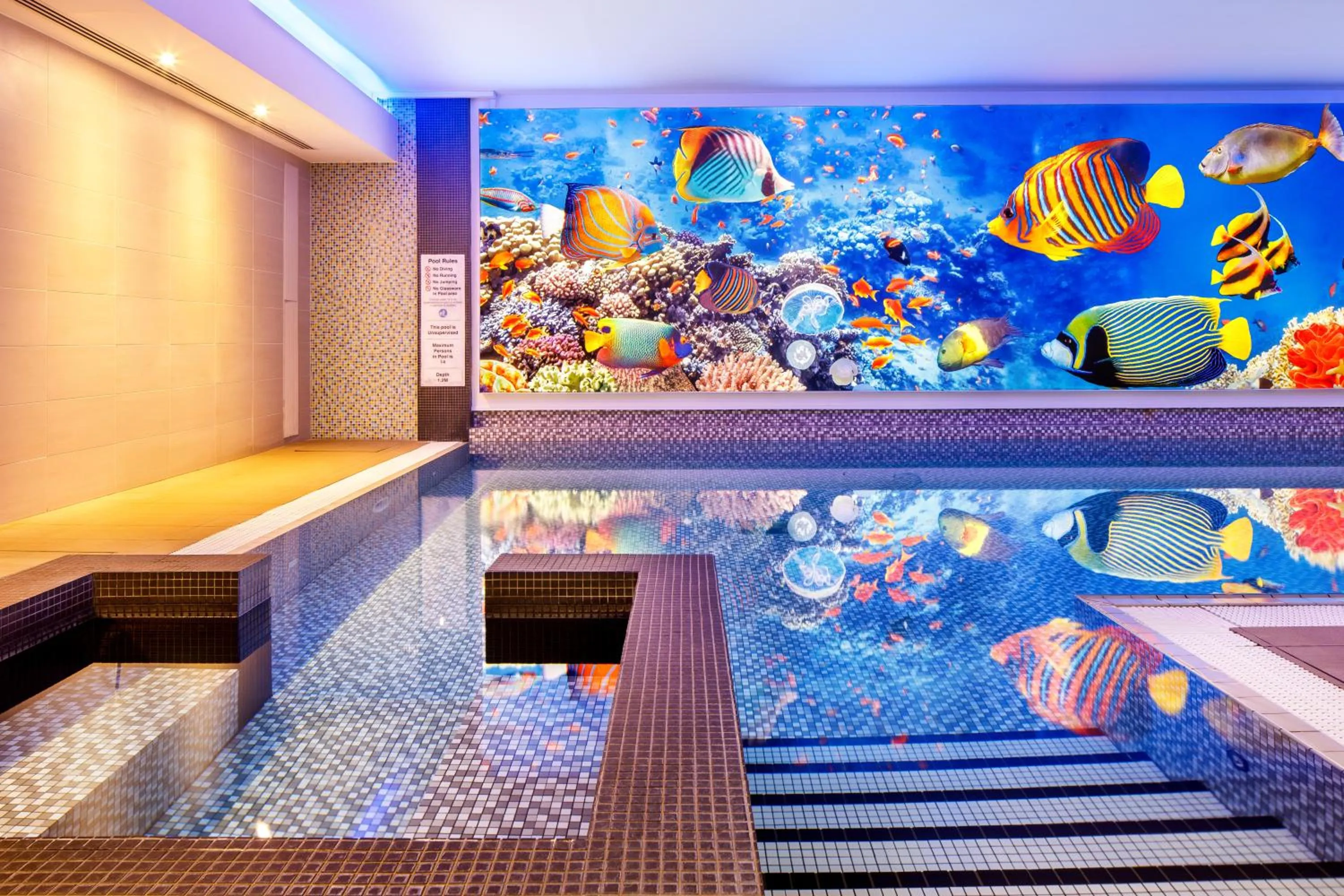 Swimming pool in Novotel London Blackfriars