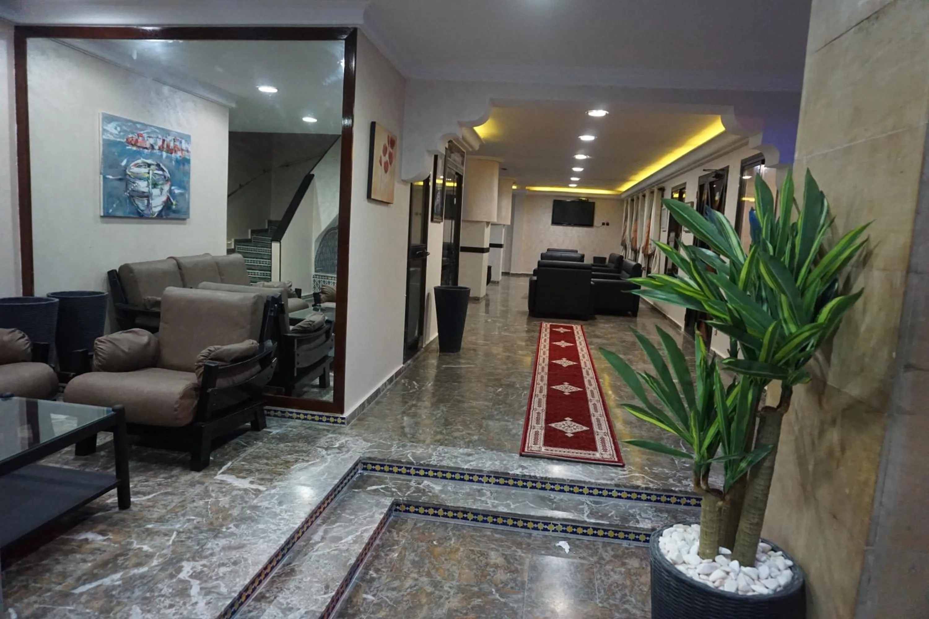 Communal lounge/ TV room in Hotel Zelis