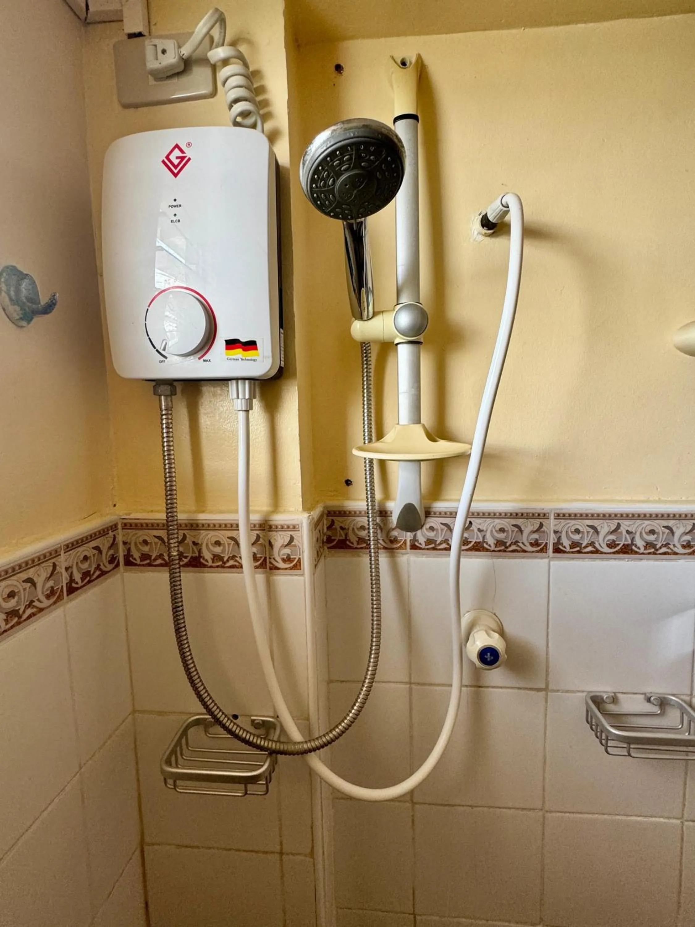 Shower in Ocean Breeze Inn