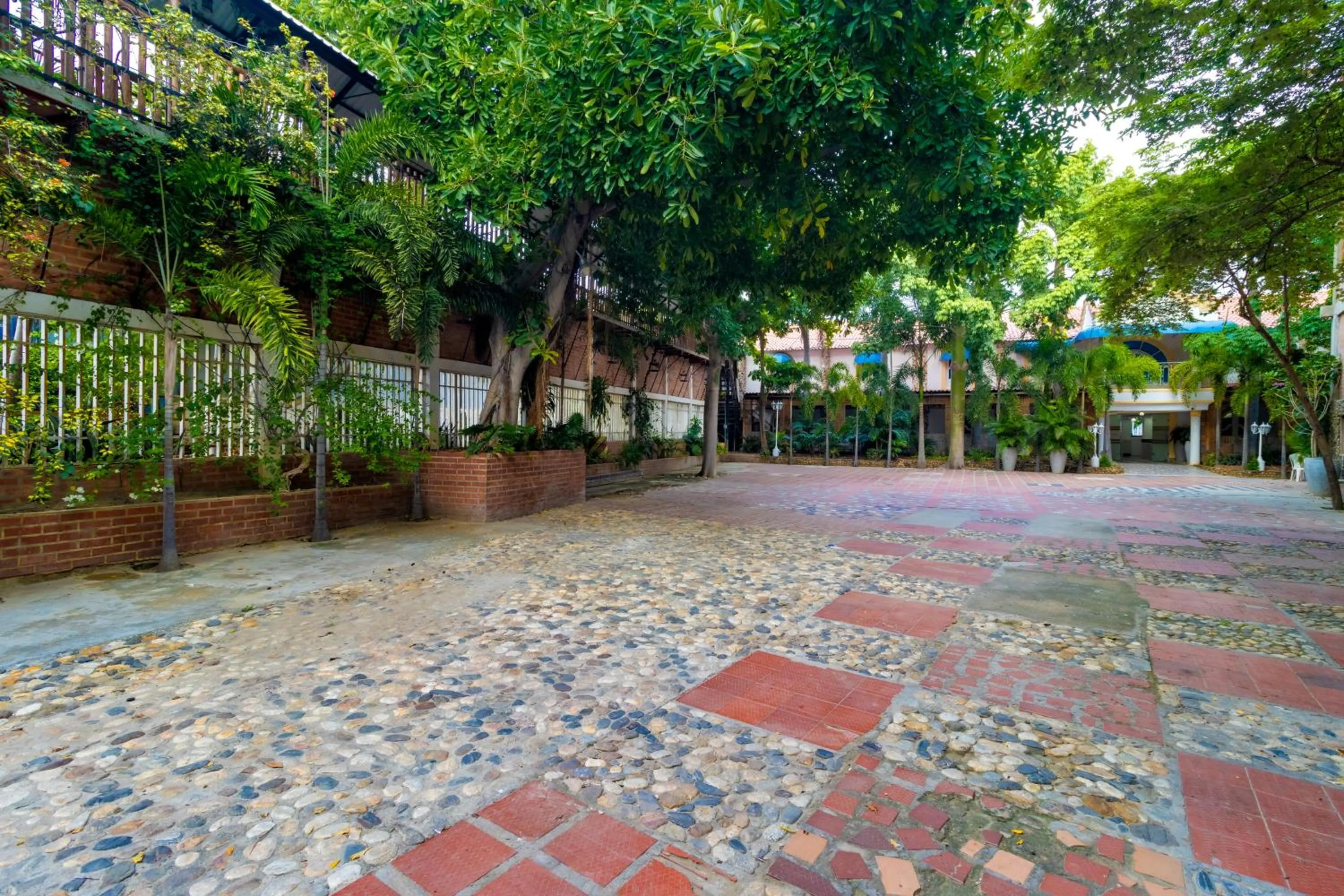 Patio in Hotel Playa Salguero By GEH Suites