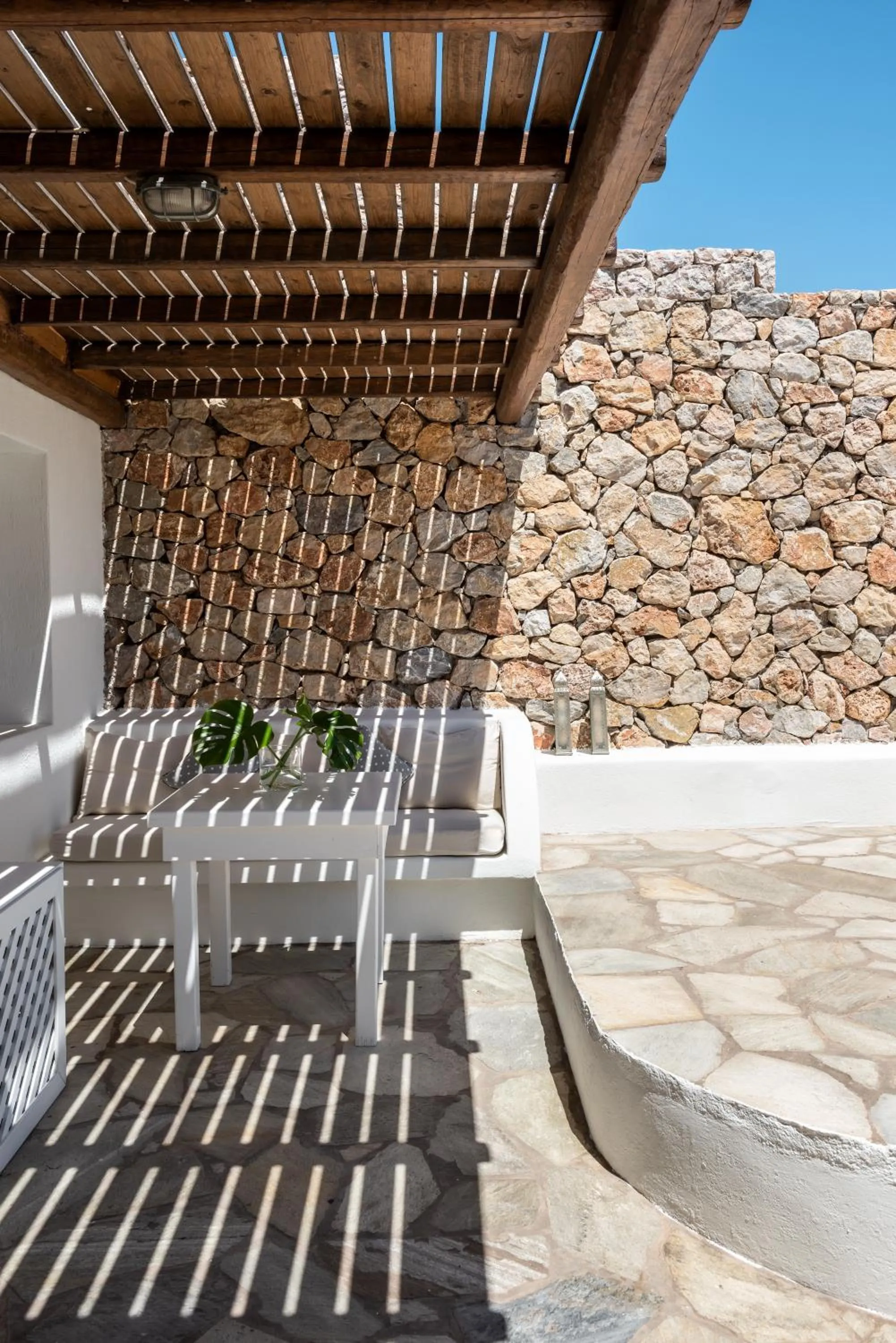 Patio in Anema Boutique Hotel & Villas Santorini
