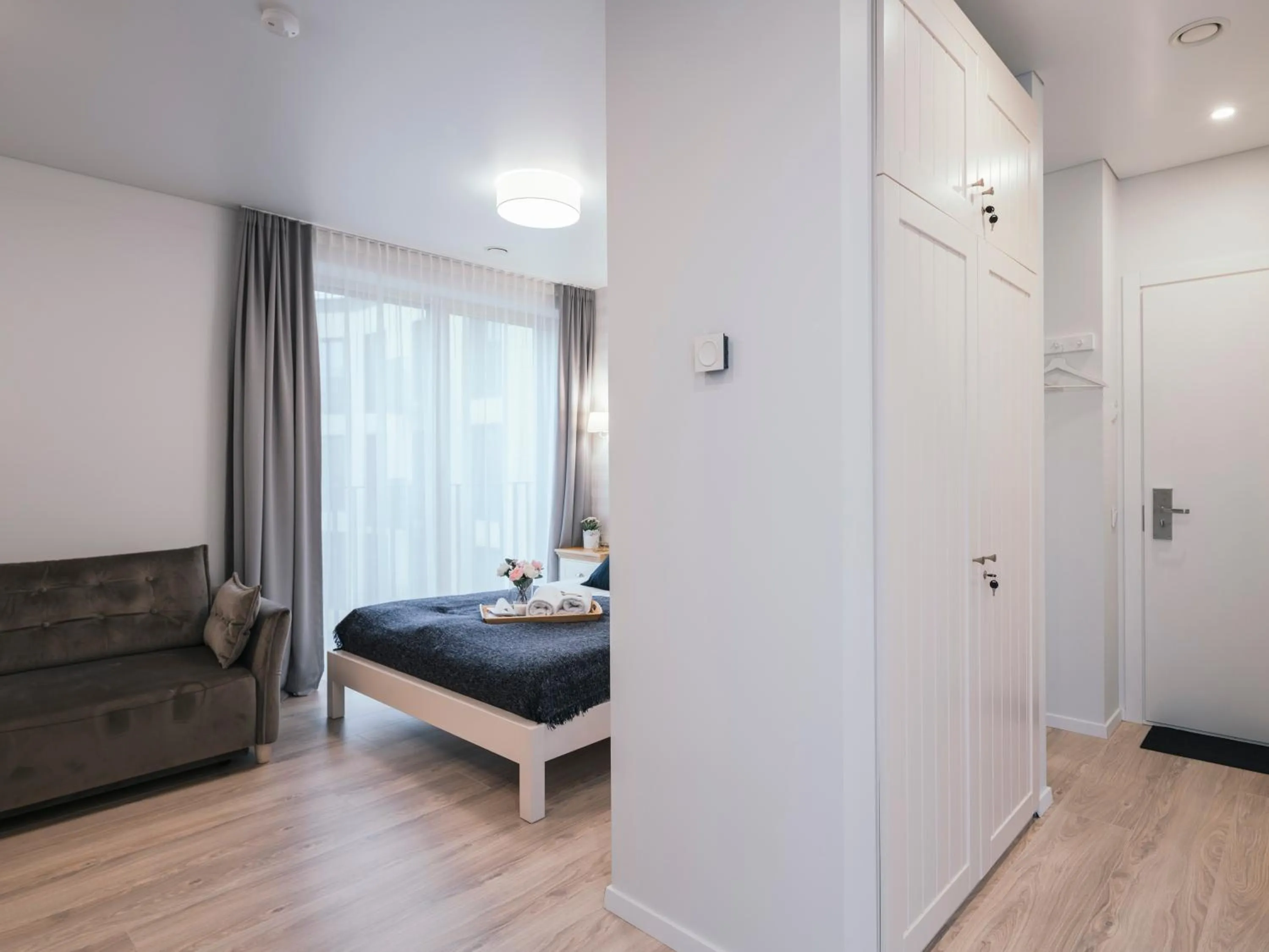 Bed in J14A I Rooms & Apartments AUTOMATED SELF CHECK-IN