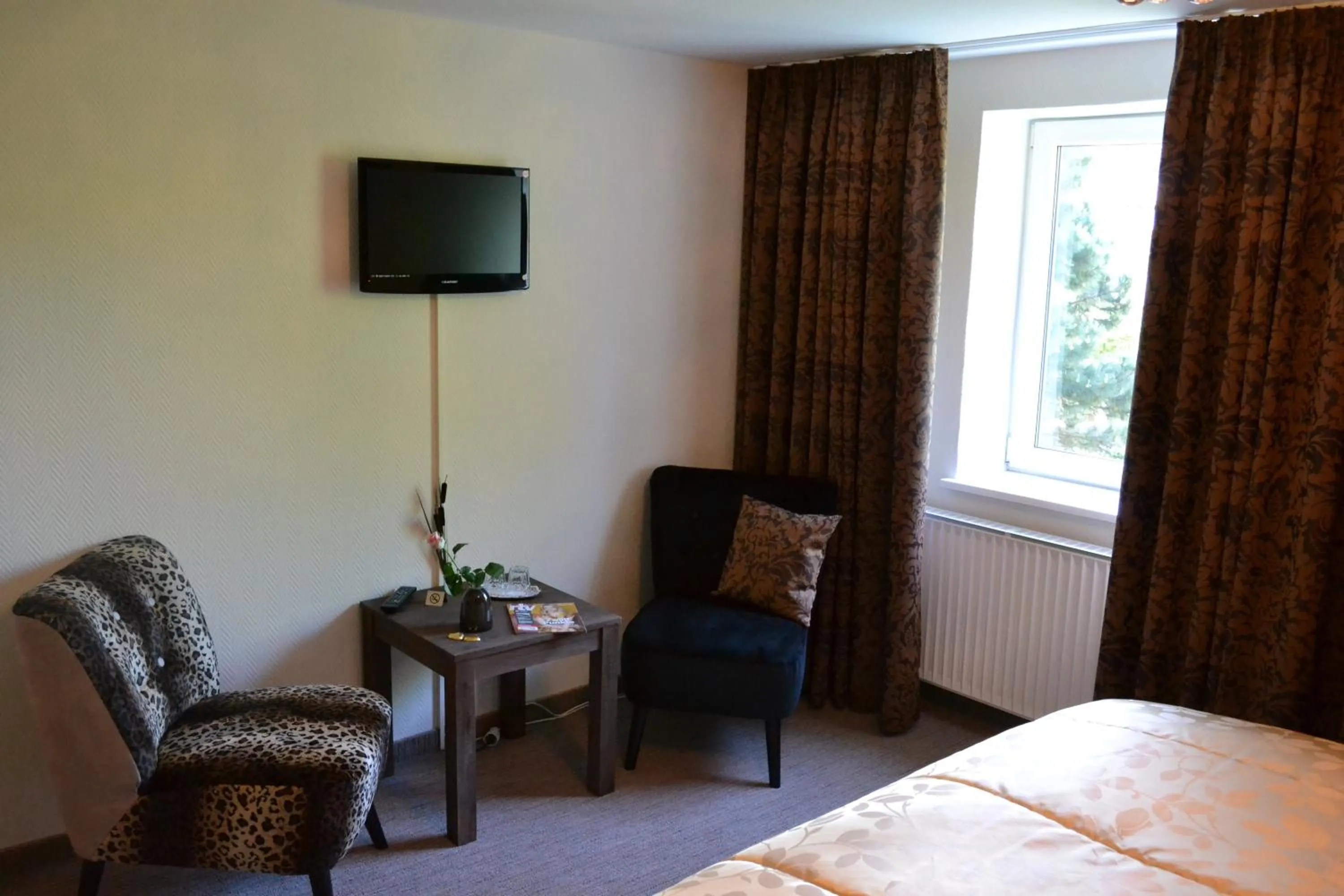 TV and multimedia, Bed in Gästehaus Graul