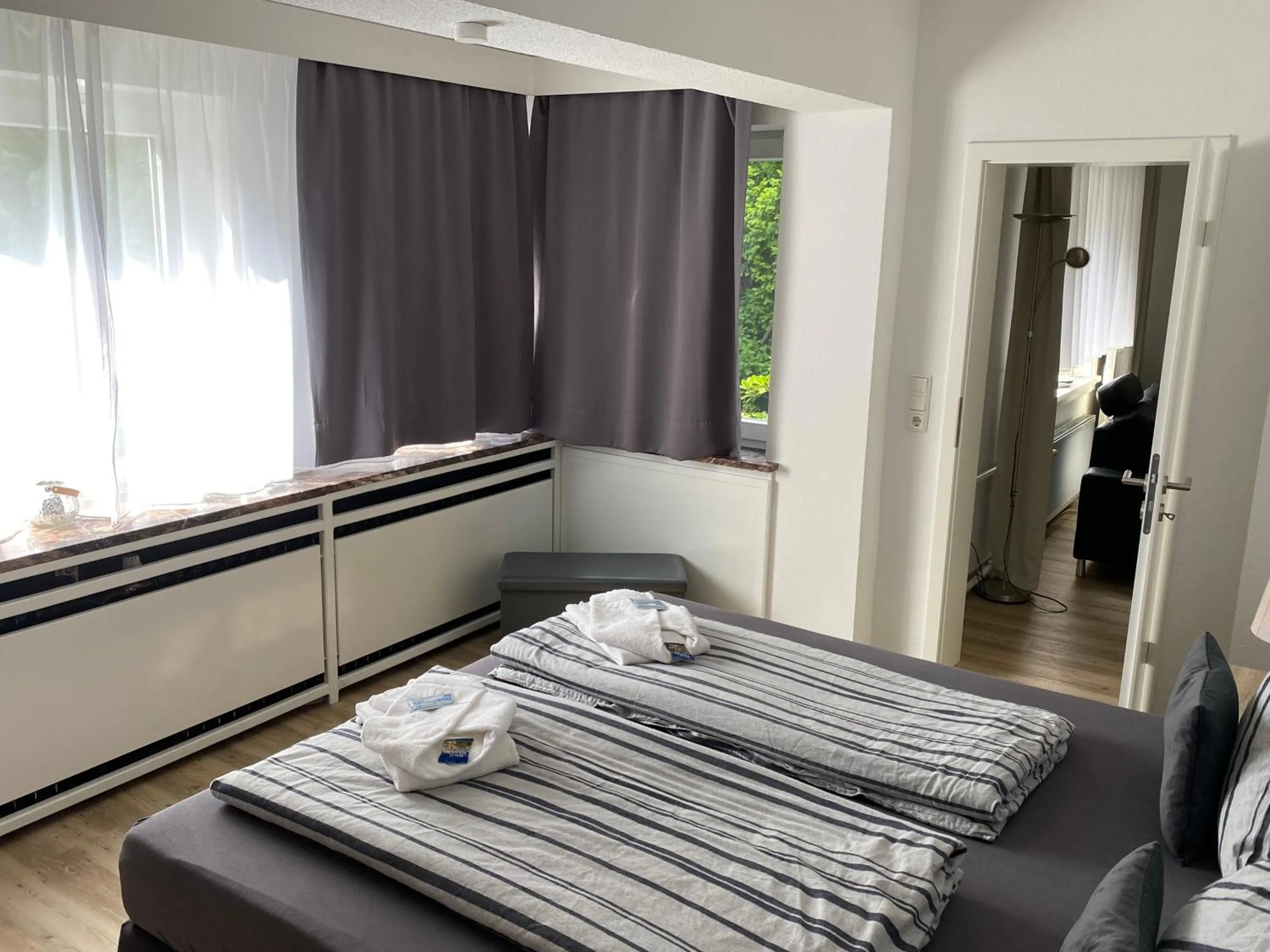 Bed in Gästehaus Graul