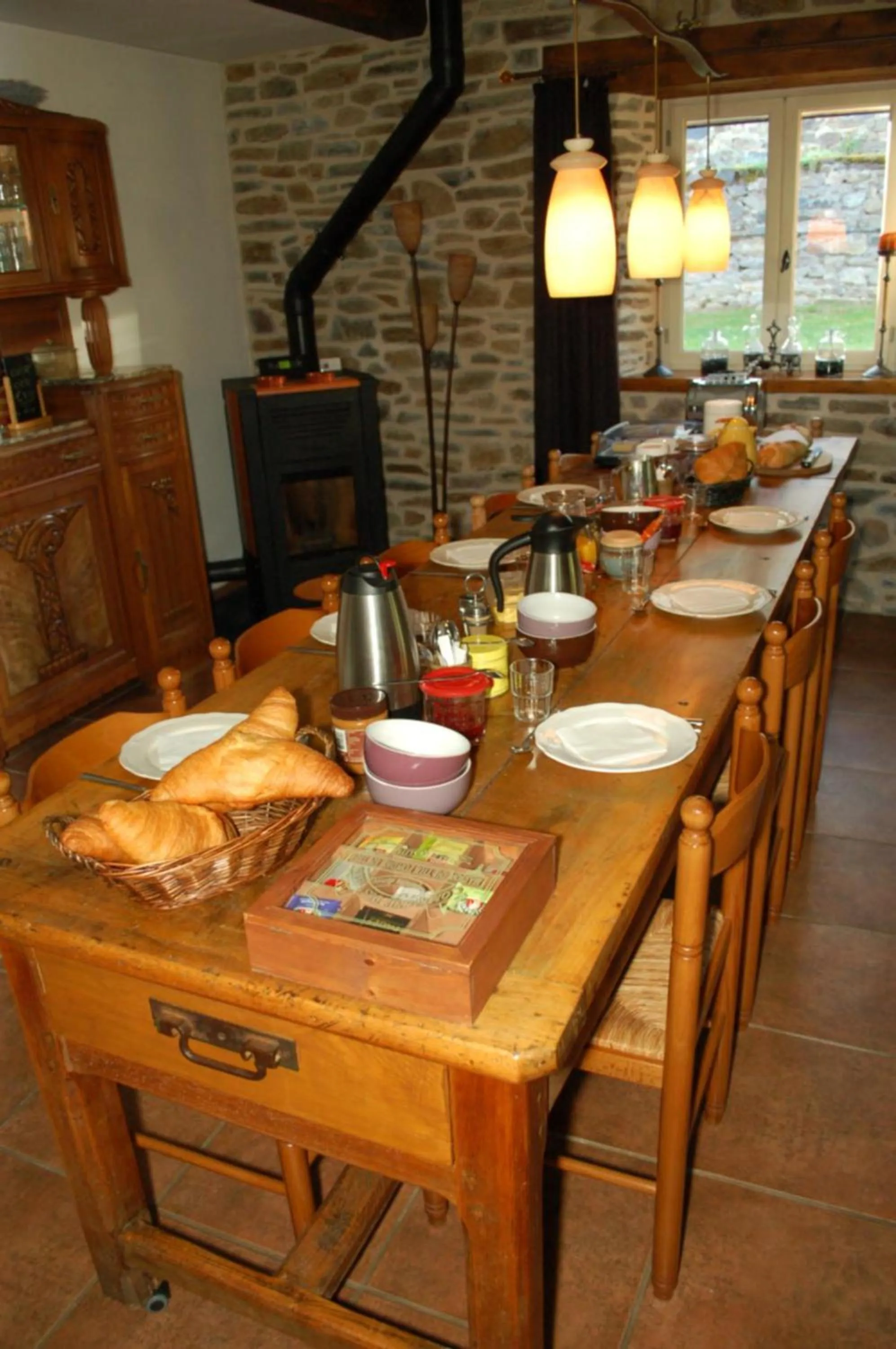 Continental breakfast in Le Grand Trianon