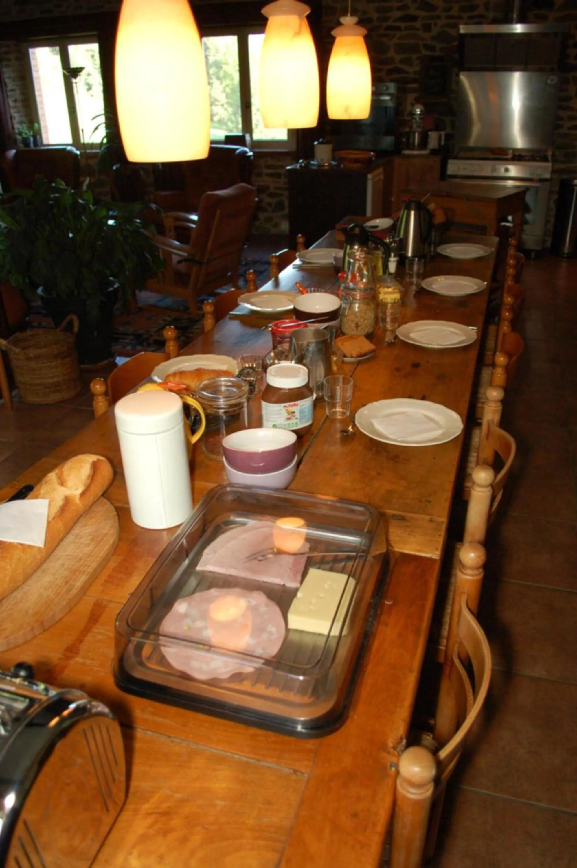 Continental breakfast in Le Grand Trianon