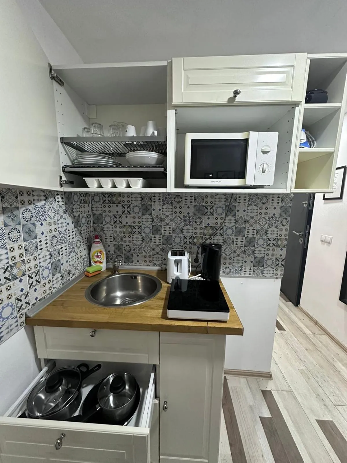 Kitchen or kitchenette in Heights Accommodation City Center