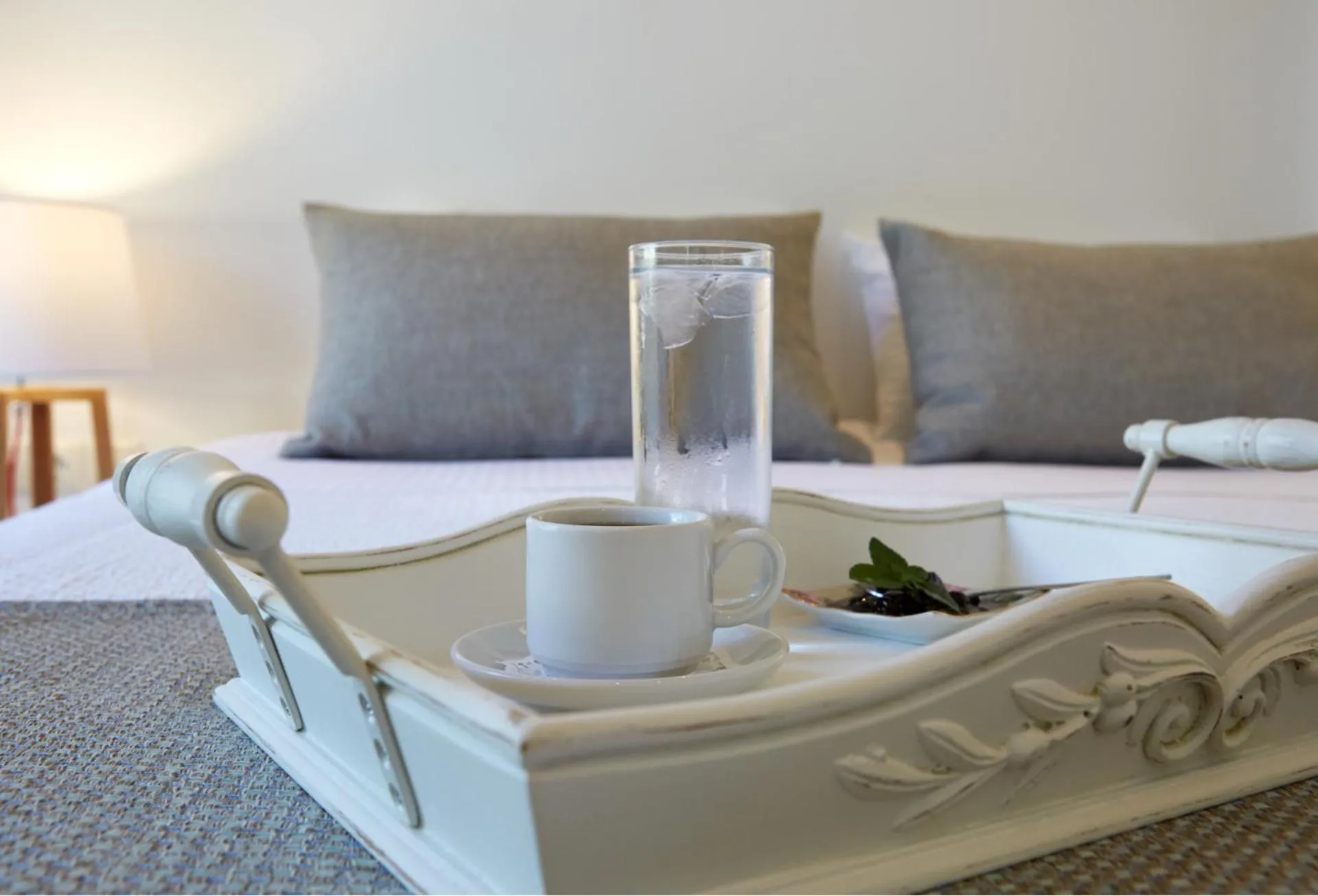 Drinks, Bed in Hermes Hotel