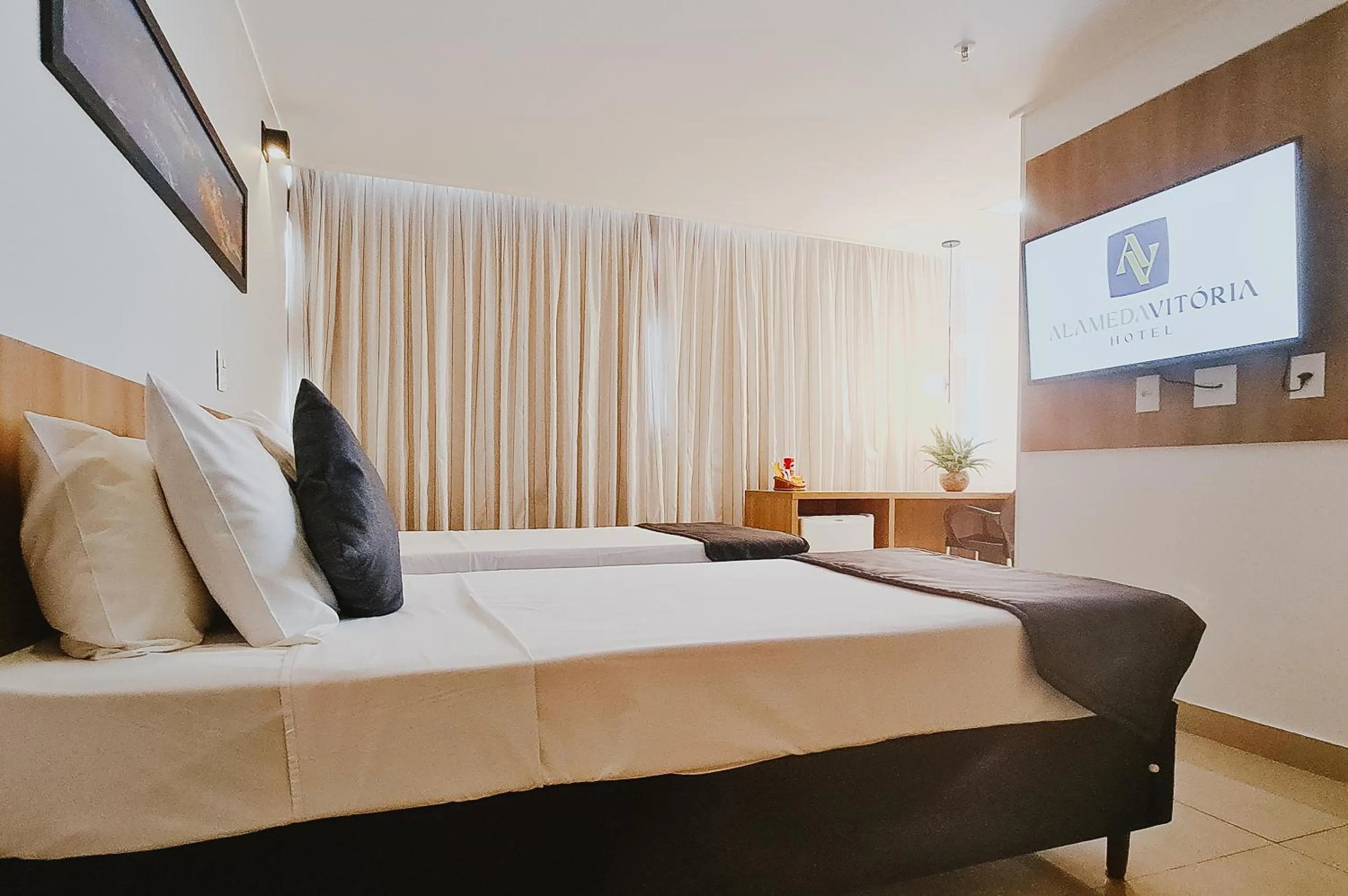 Bed in Alameda Vitória Hotel