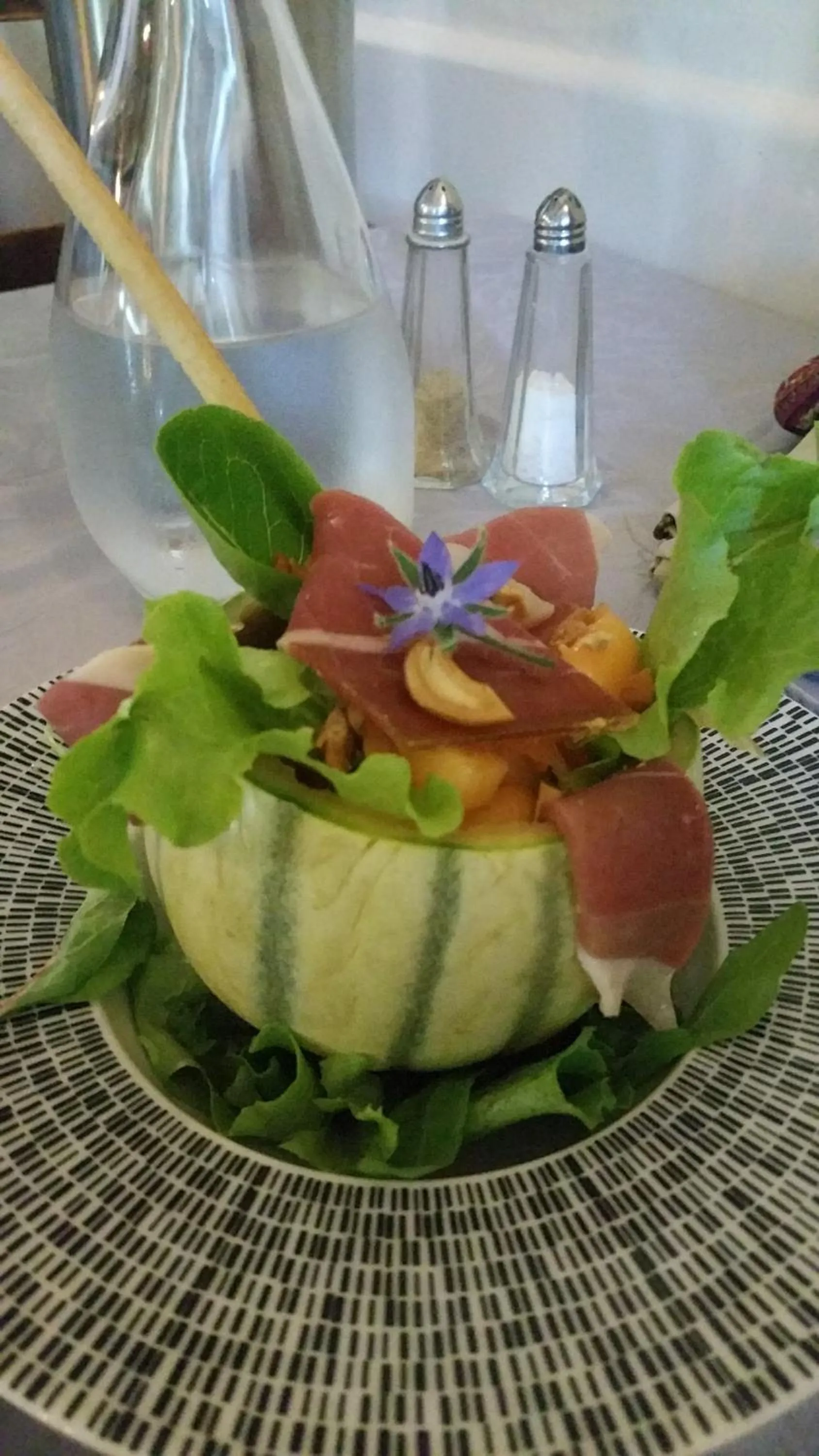 Food close-up in Logis Hotel Restaurant Le Flamant Rose camargue