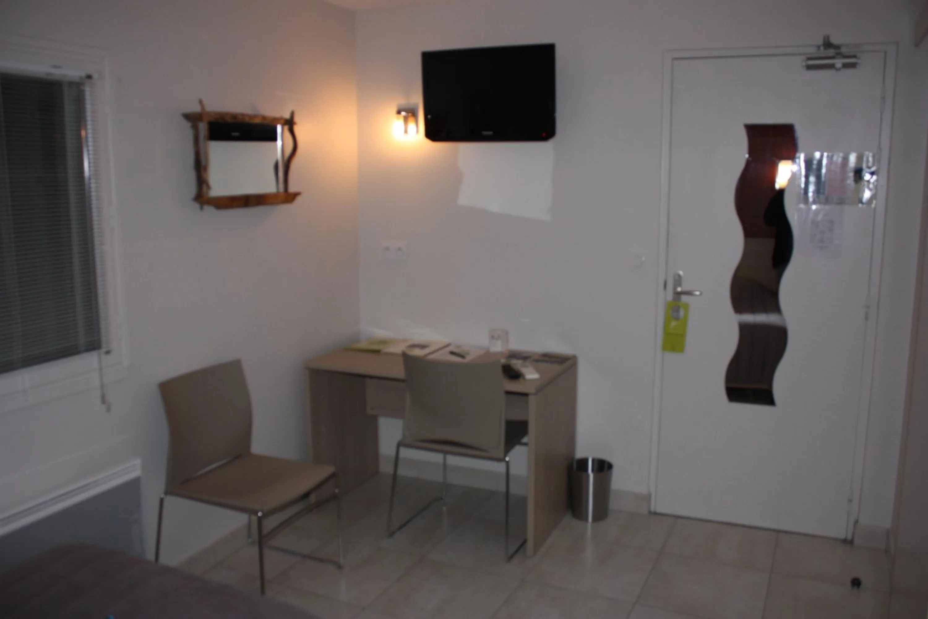 Decorative detail in Logis Hotel Restaurant Le Flamant Rose camargue