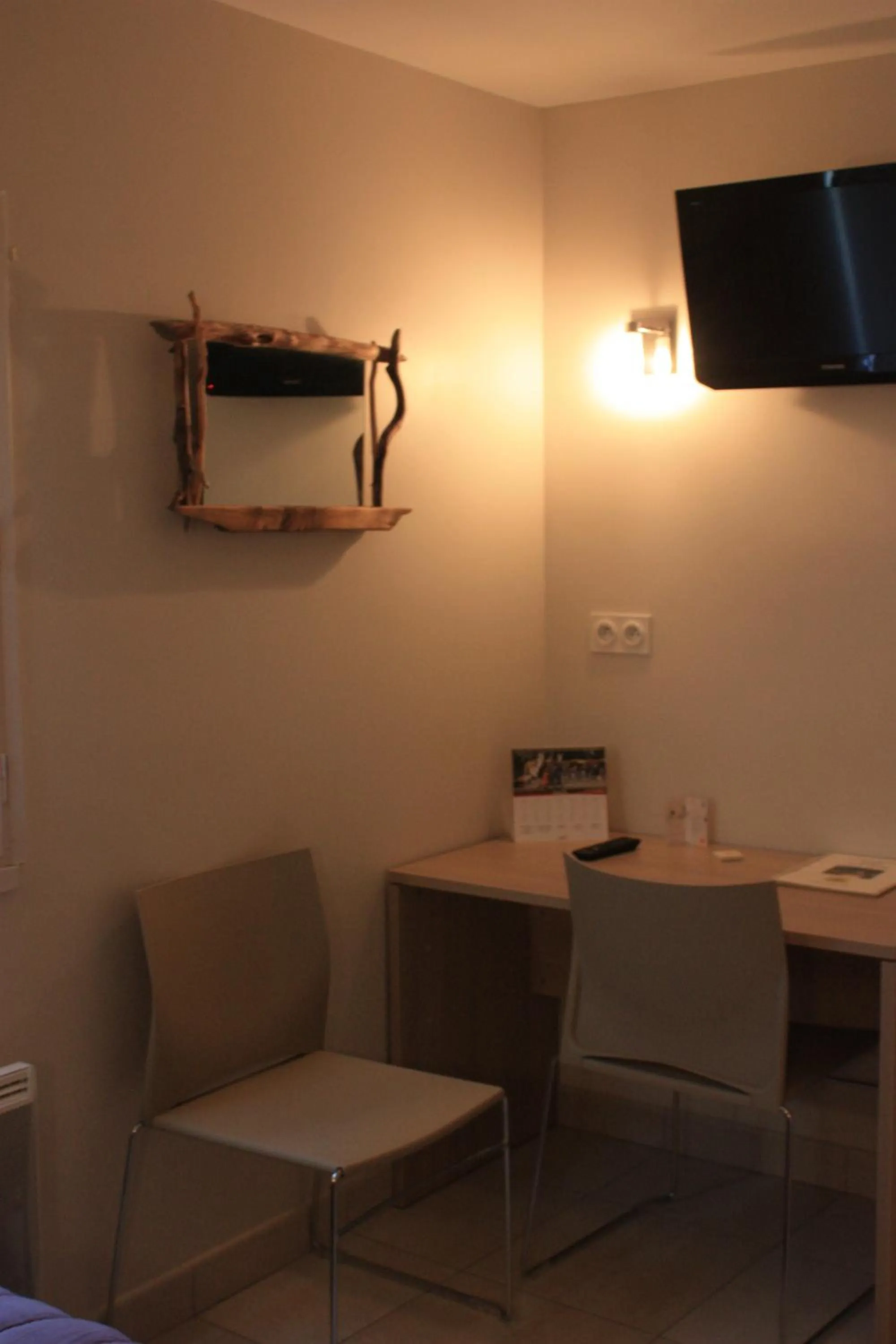 Decorative detail in Logis Hotel Restaurant Le Flamant Rose camargue