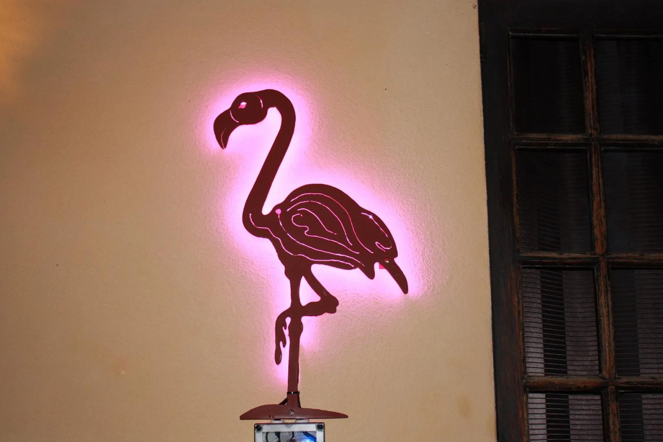 Decorative detail in Logis Hotel Restaurant Le Flamant Rose camargue