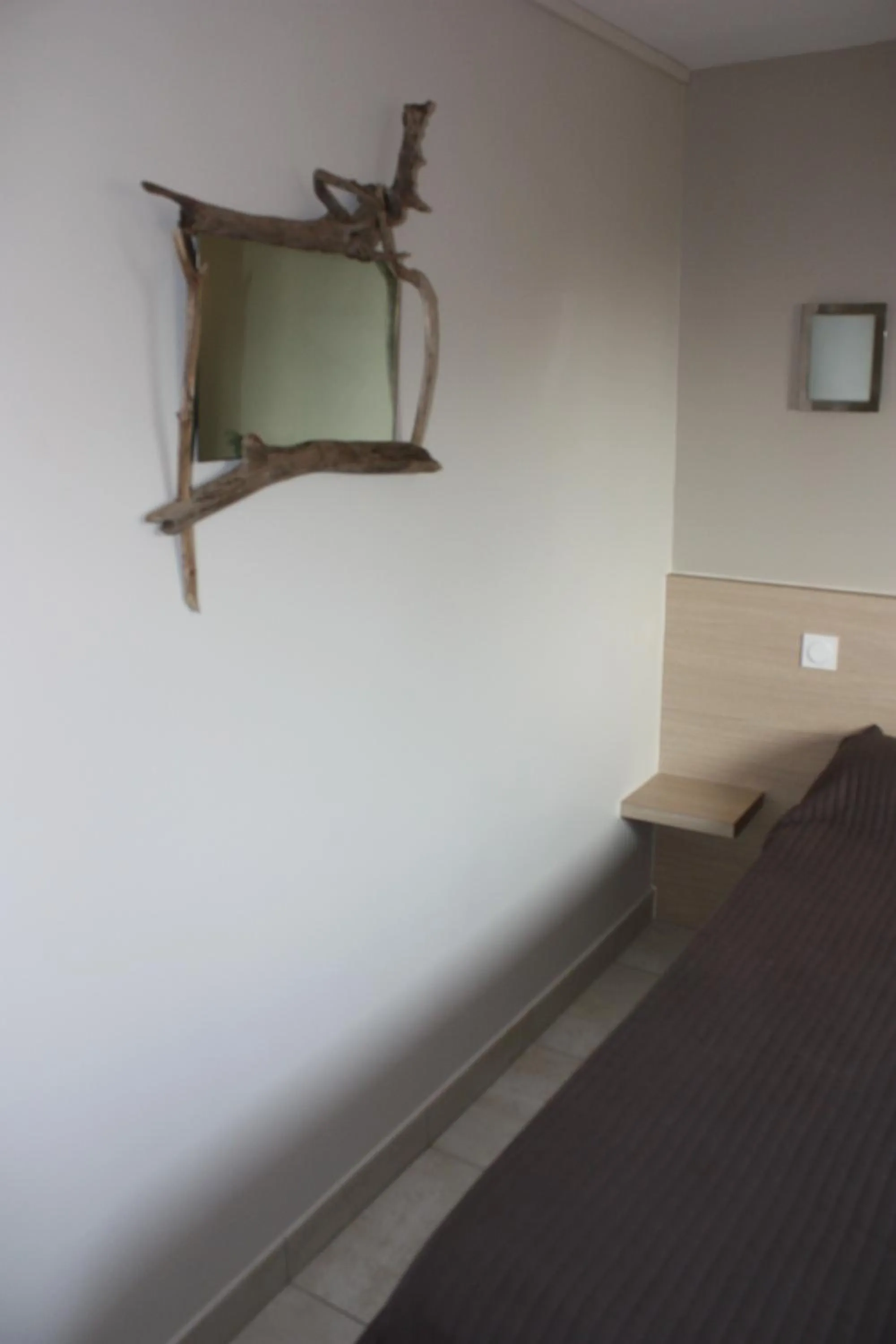 Decorative detail, Bed in Logis Hotel Restaurant Le Flamant Rose camargue