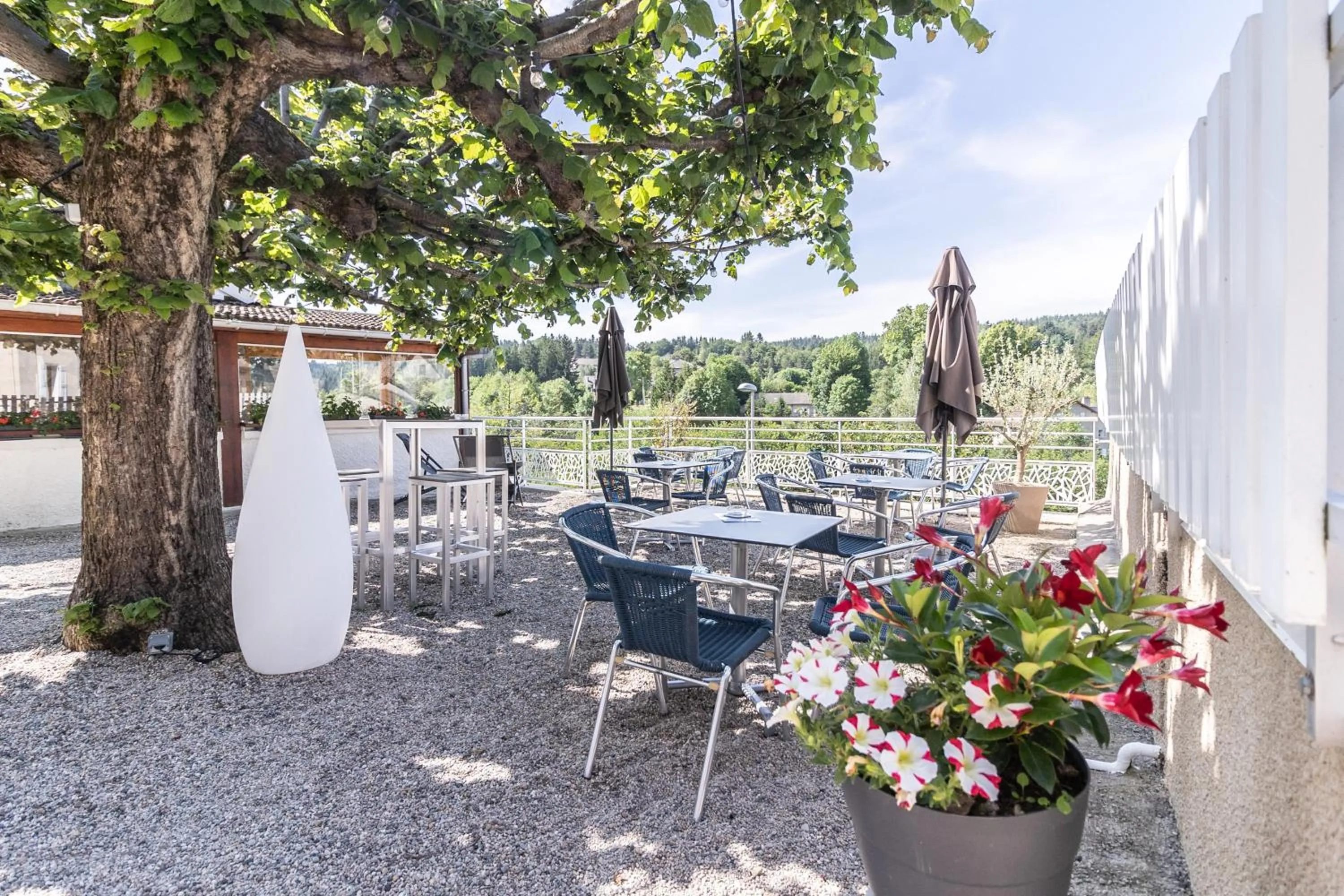 Patio in Hôtel De La Plage