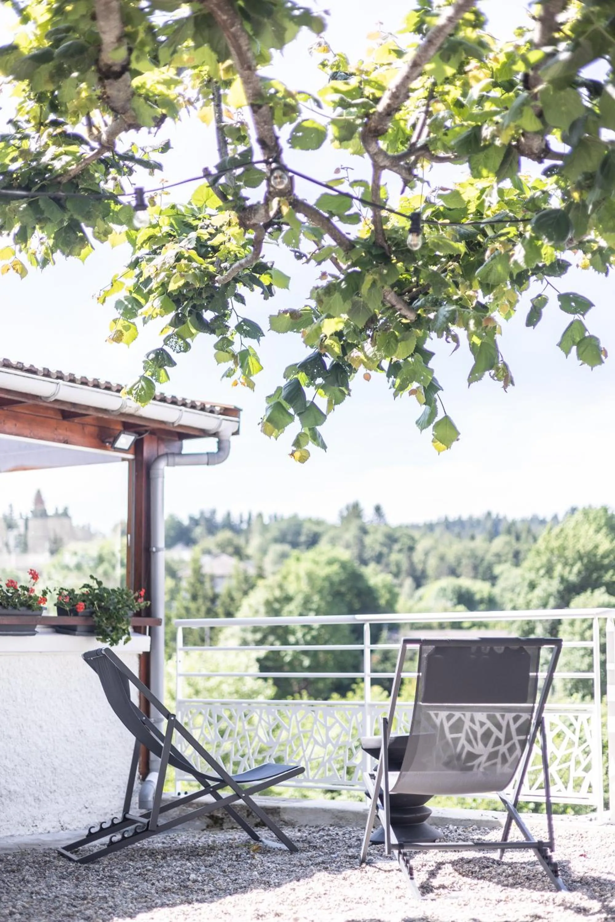 Patio in Hôtel De La Plage