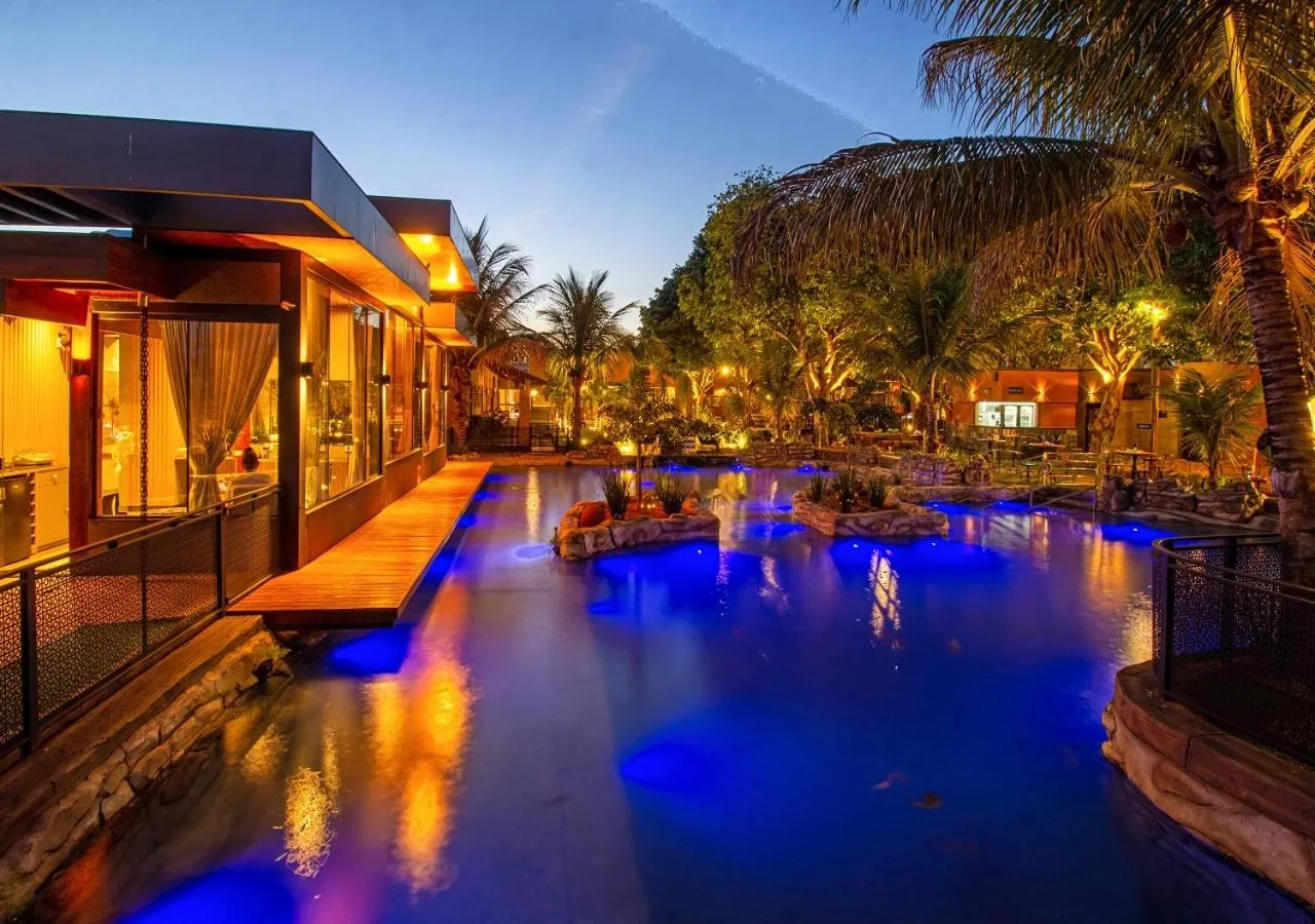 Pool view in Carpe Diem Eco Resort Olímpia