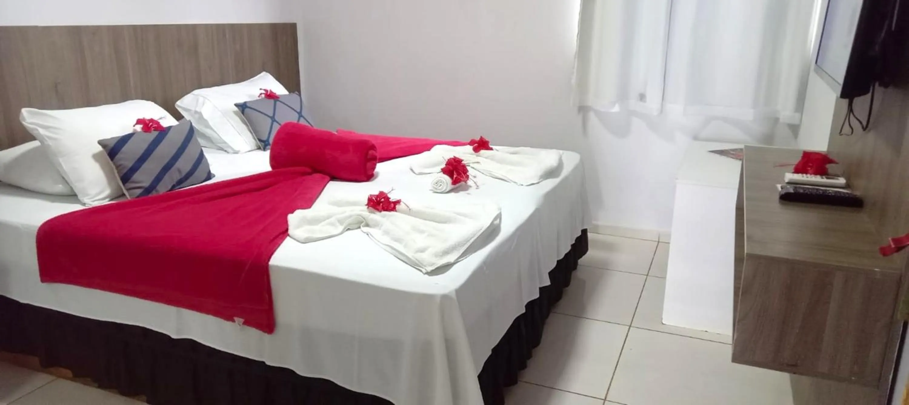 Bedroom, Bed in Pousada Aratu