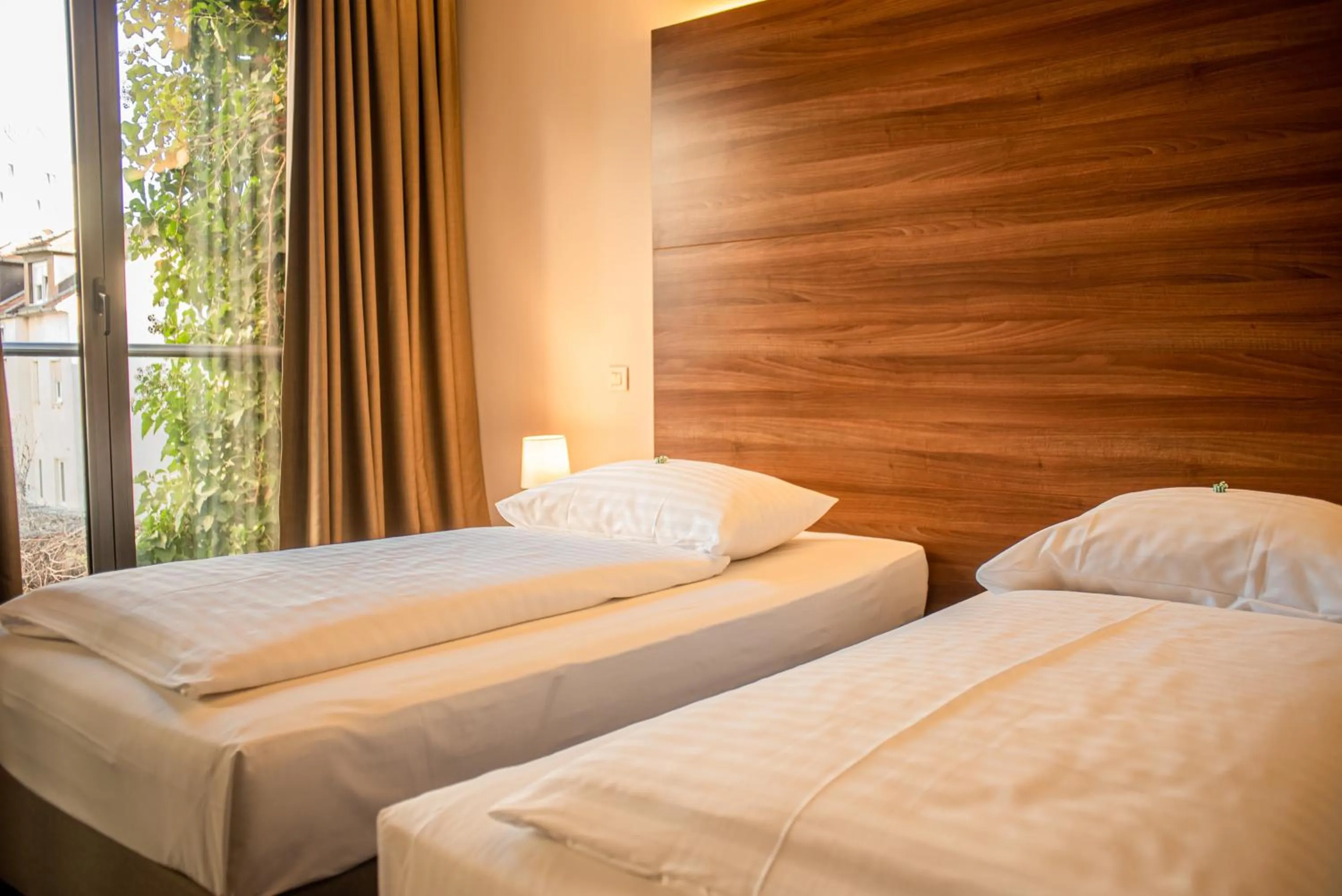 Bed in Hotel Sliško