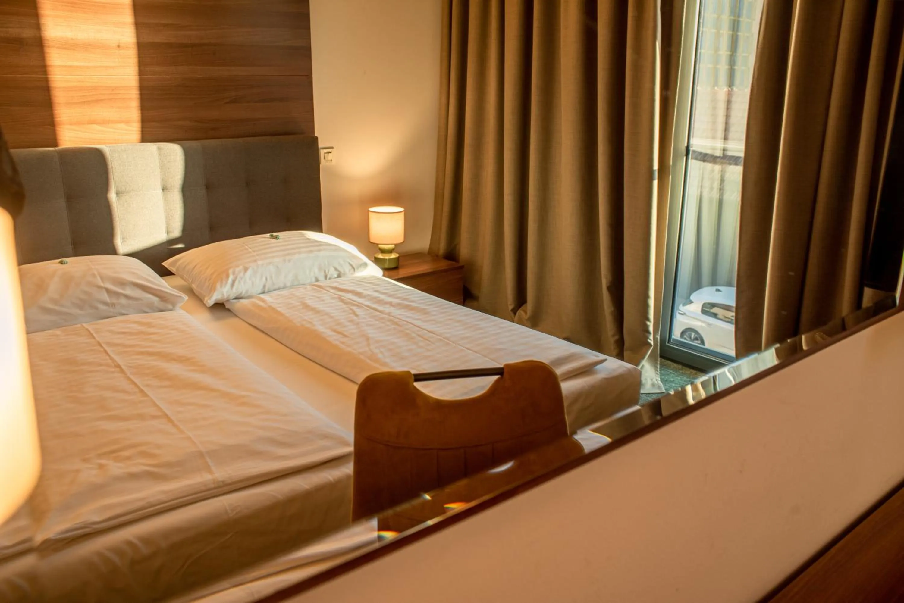 Bed in Hotel Sliško