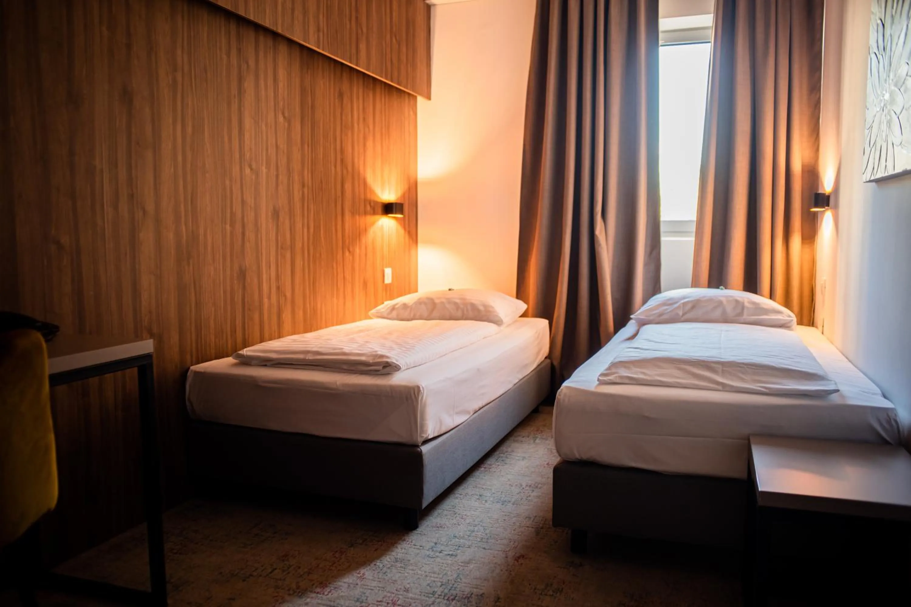 Bed in Hotel Sliško