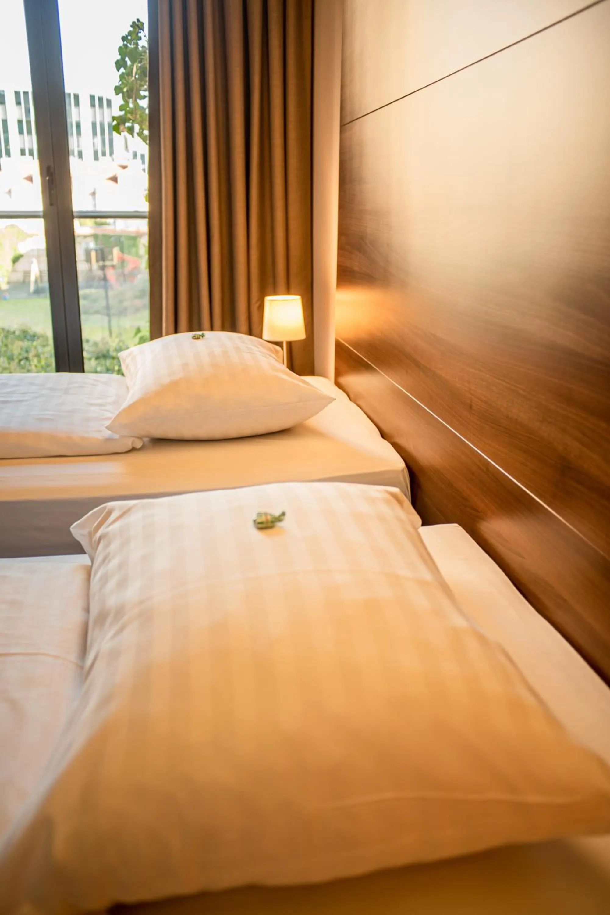 Bed in Hotel Sliško