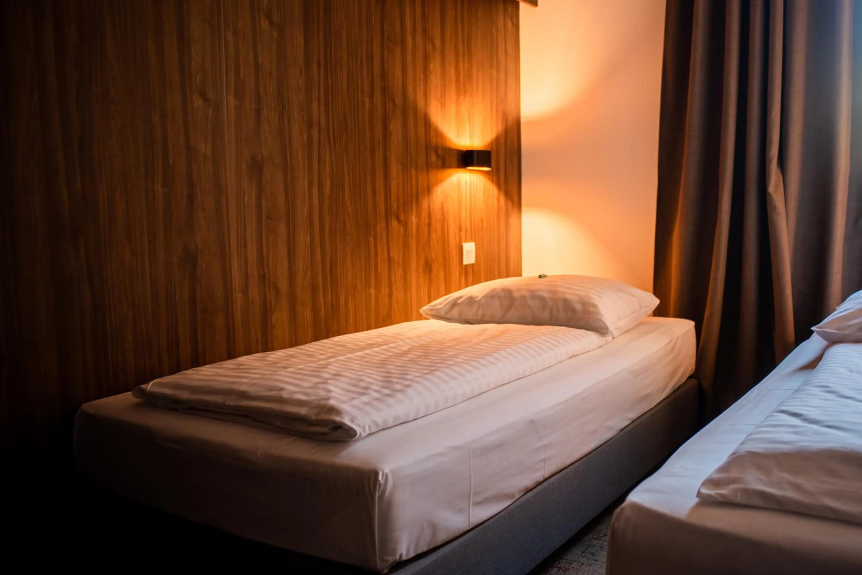 Bed in Hotel Sliško